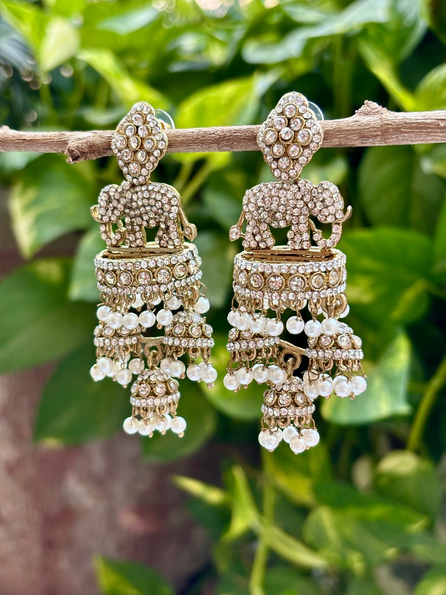 Antique Elephants Jhumkis