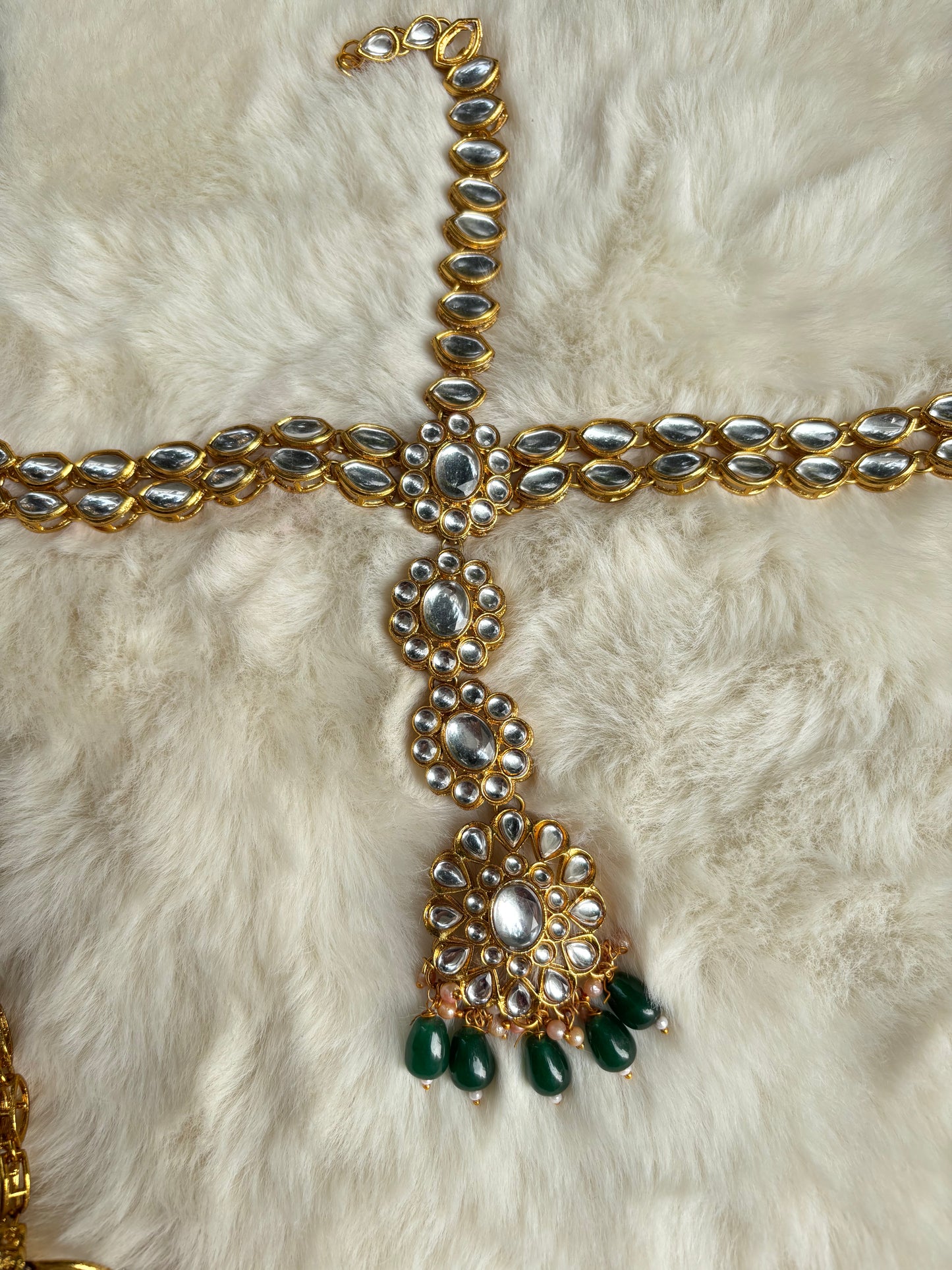 Emerald Green Rati Complete Bridal Jewellery Set