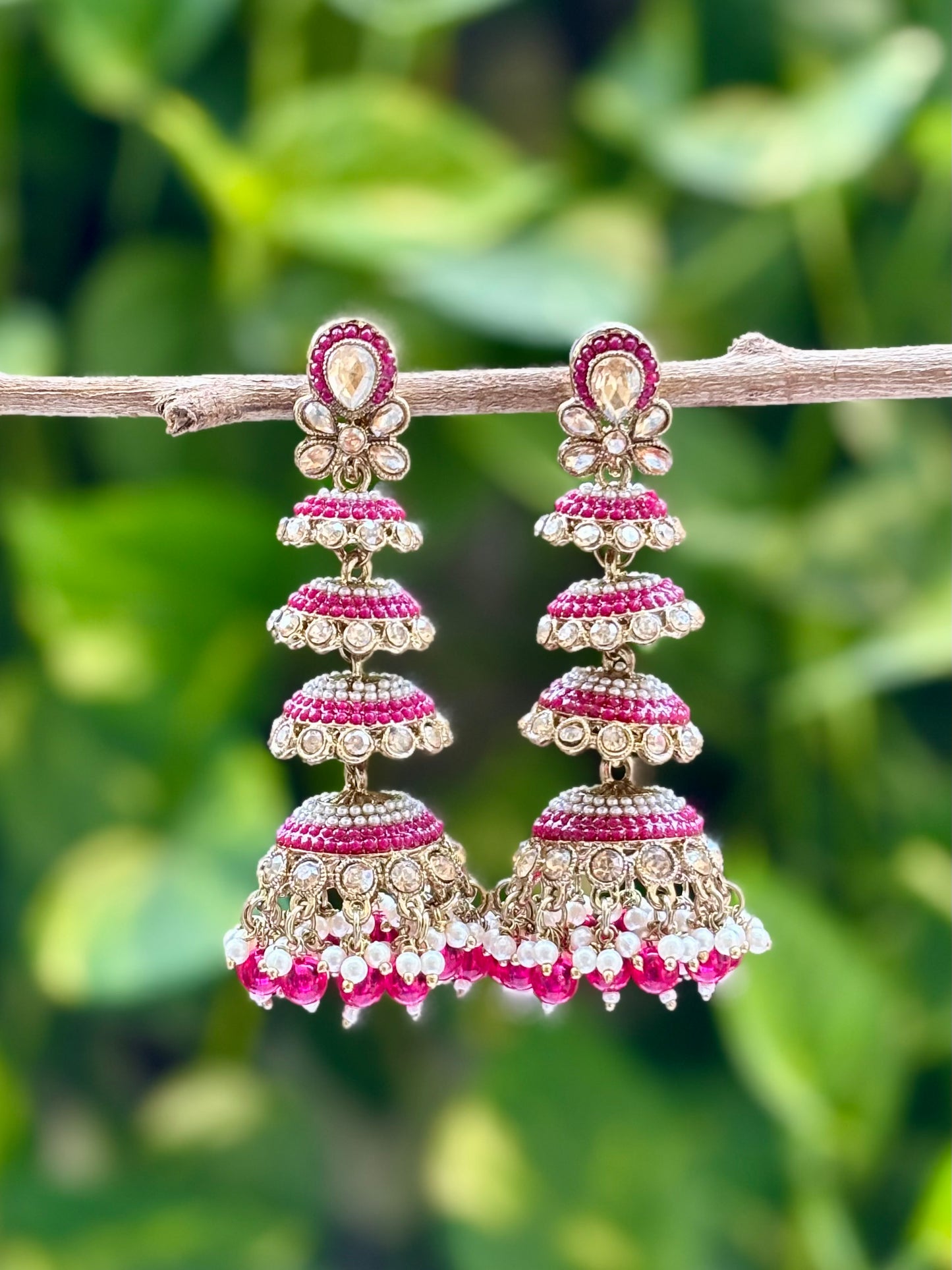 Rani Aadha Jhumkis