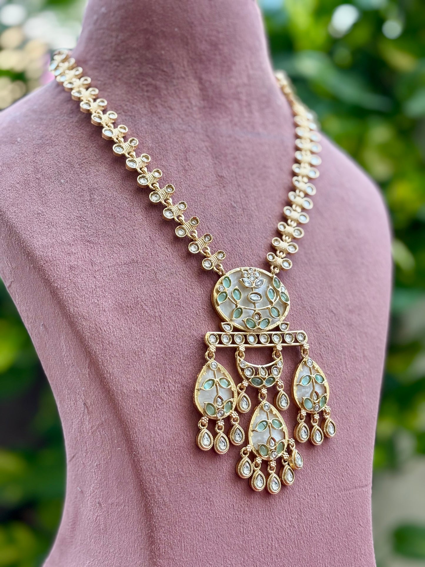 Mehira Kundan Long Necklace