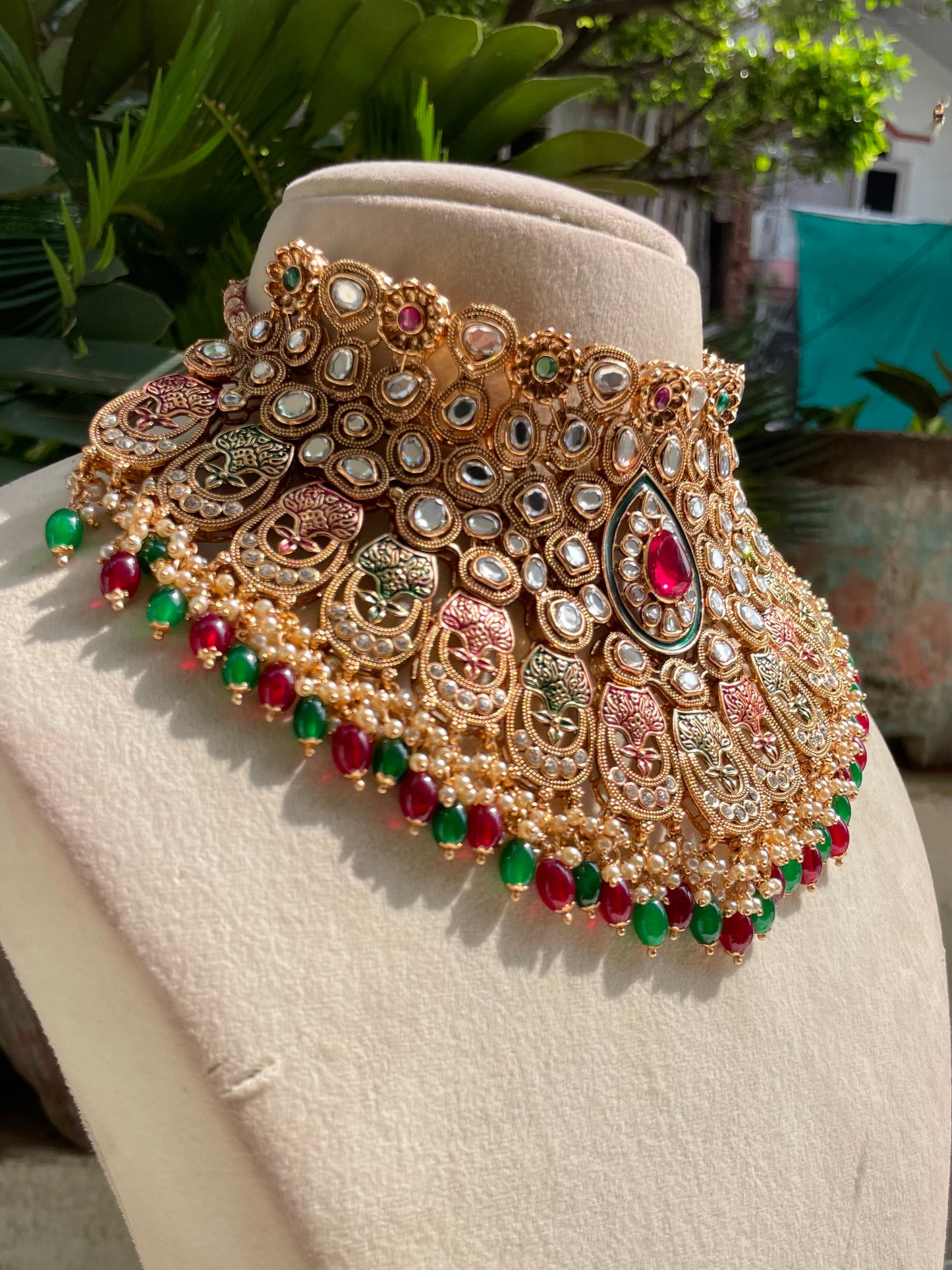 Multicolour Somya Bridal Jewellery Set