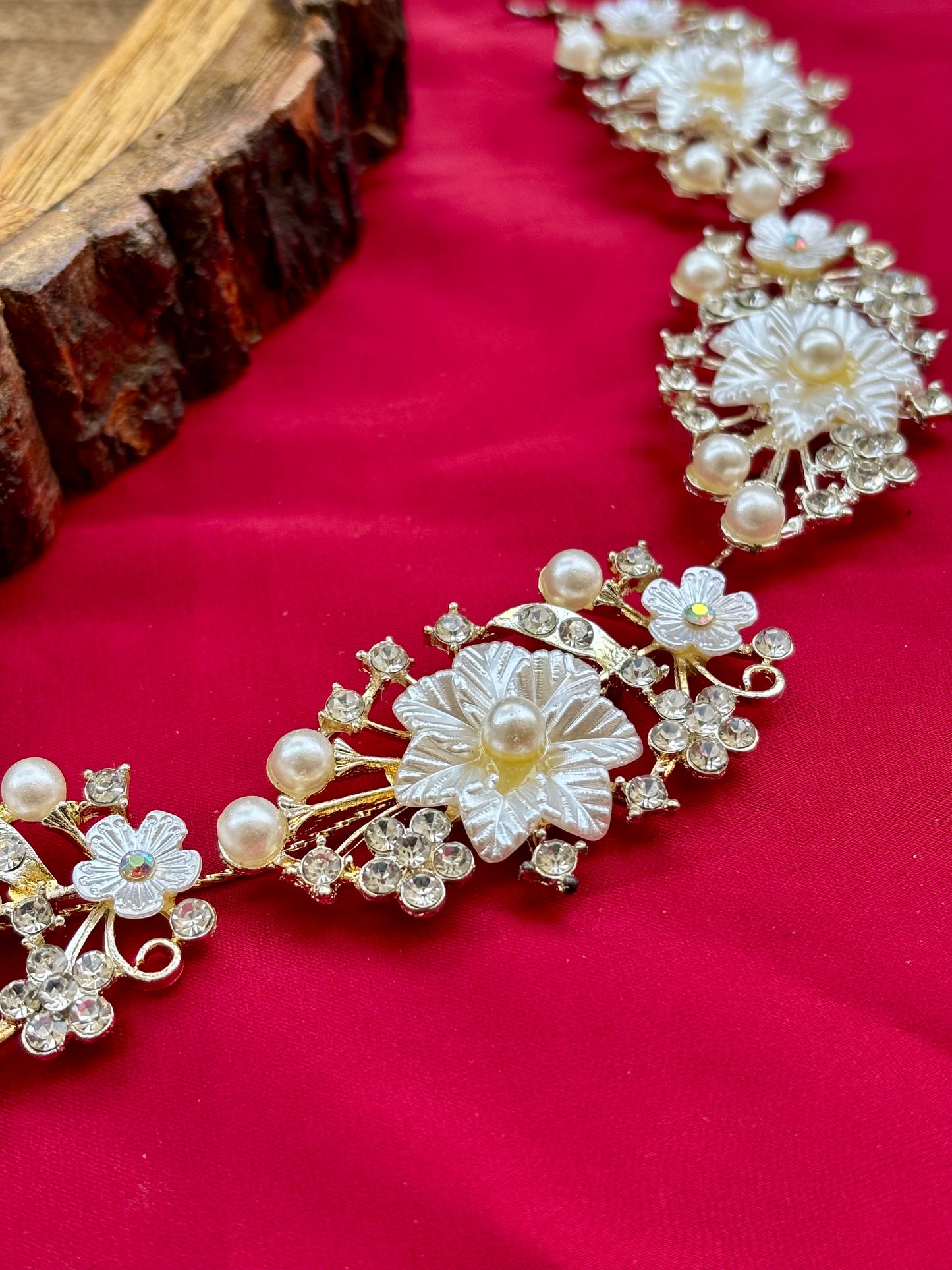 Pearl Kashi Hair Tiara