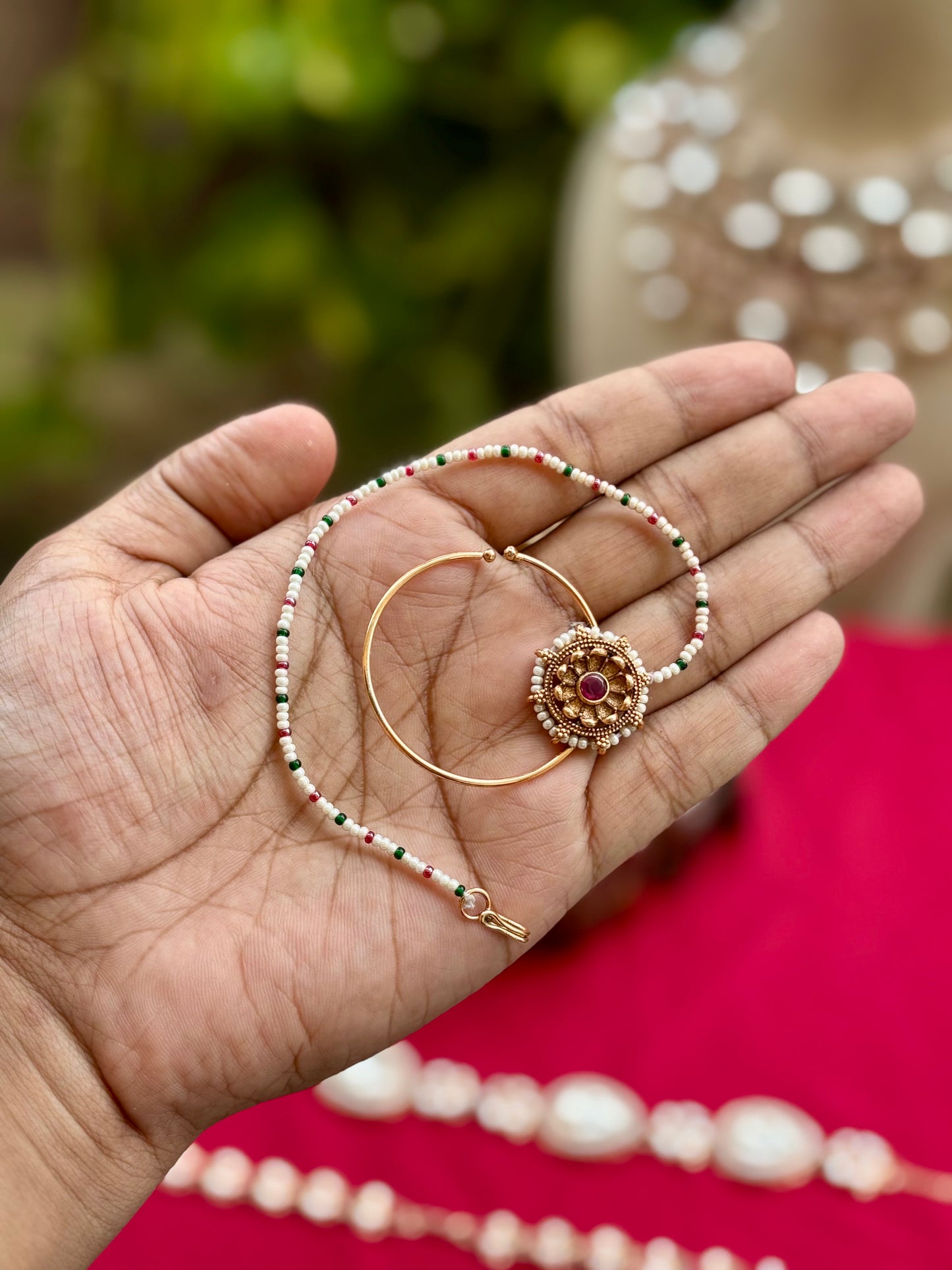 Multicolour Kavya Kundan Bridal Jewellery Set