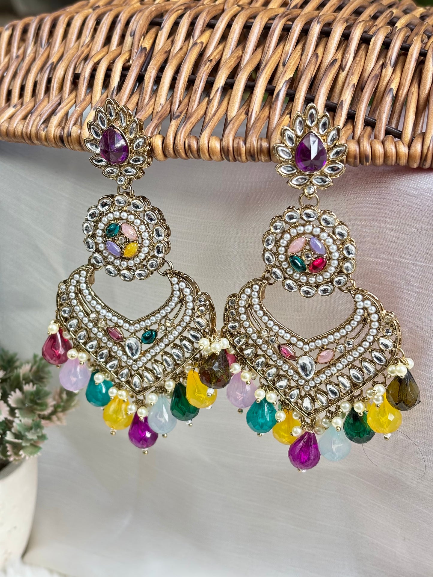 Multicolour Kashvi Danglers