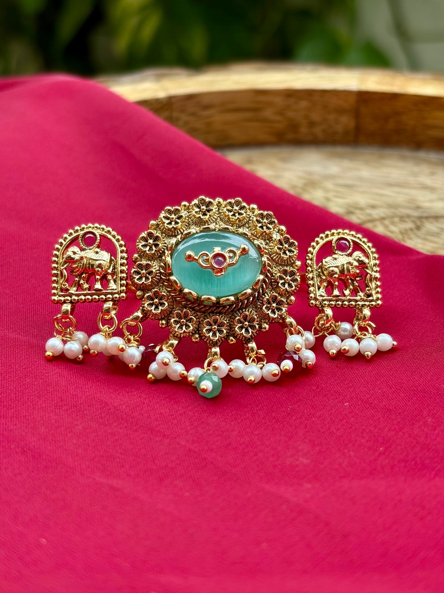 Mint Tarani Heritage Ring Jewellery Set