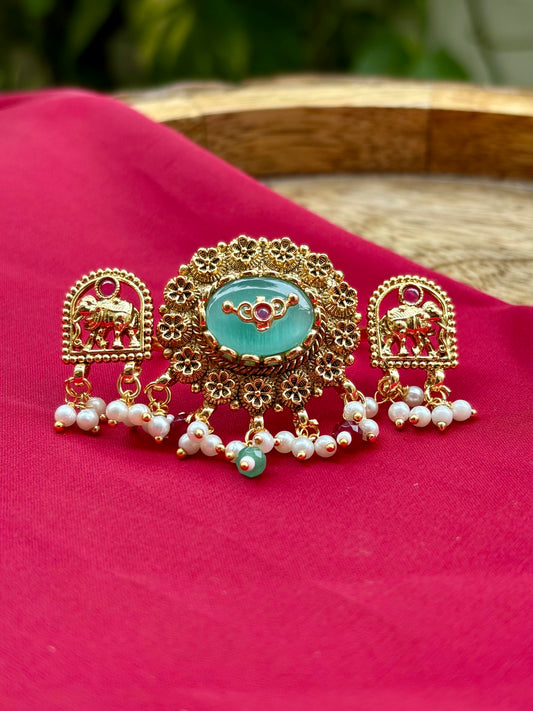 Mint Tarani Heritage Ring Jewellery Set