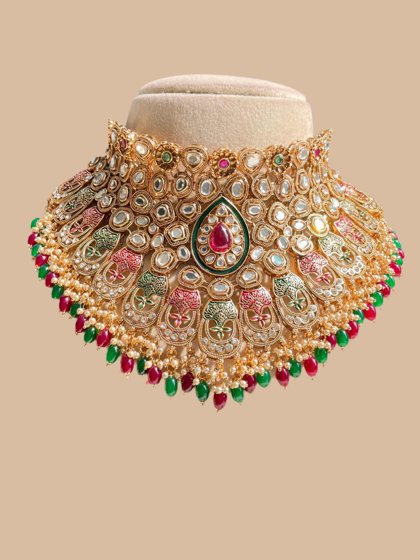 Multicolour Somya Bridal Jewellery Set