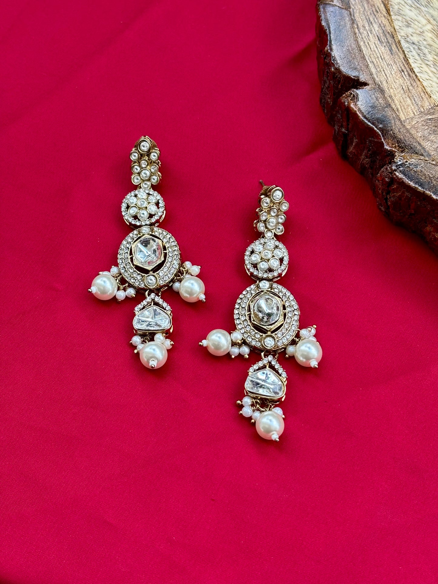 Antique Ena Kundan Jewellery Set