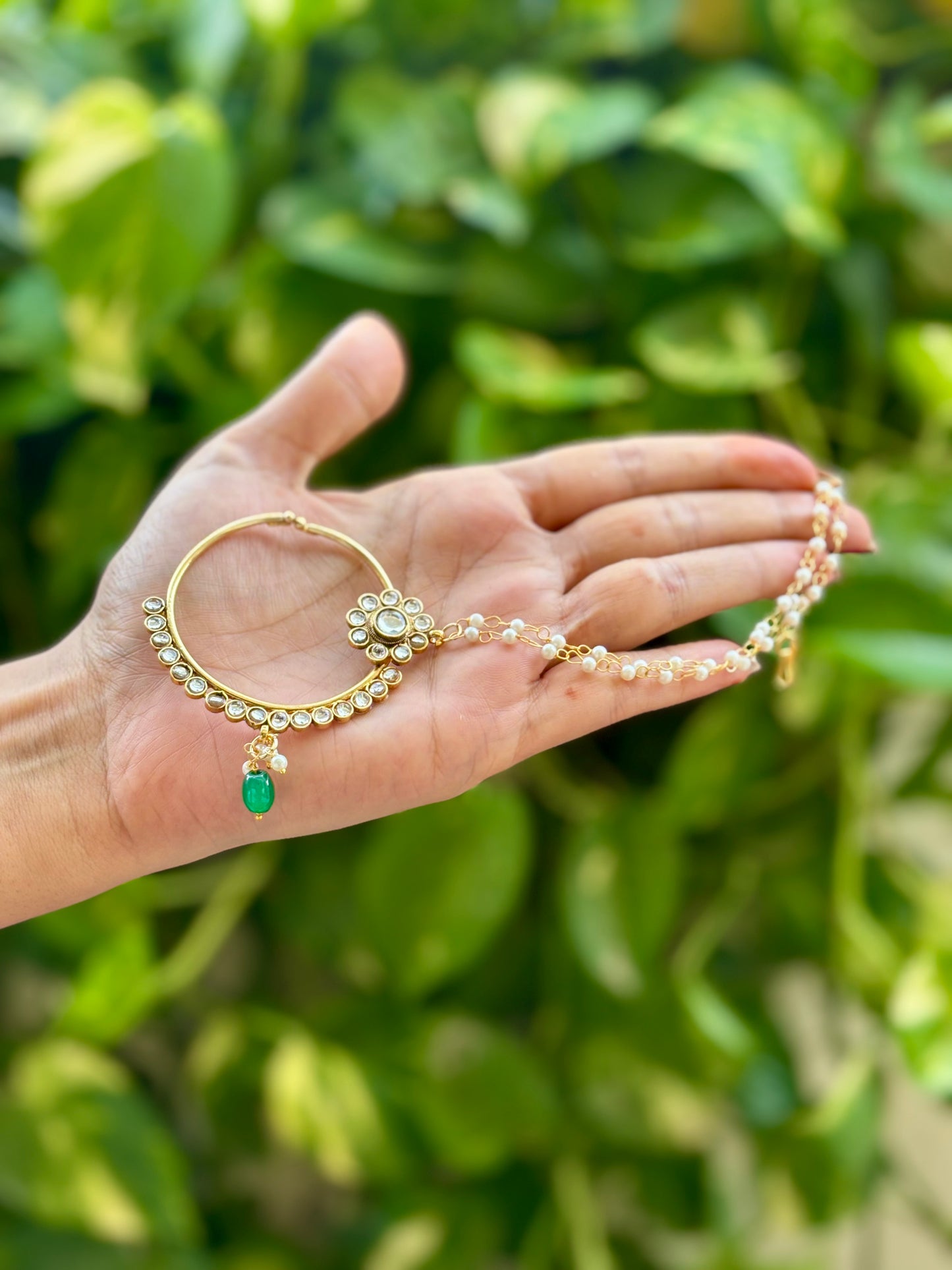 Multicolour Isha Kundan Bridal Jewellery Set