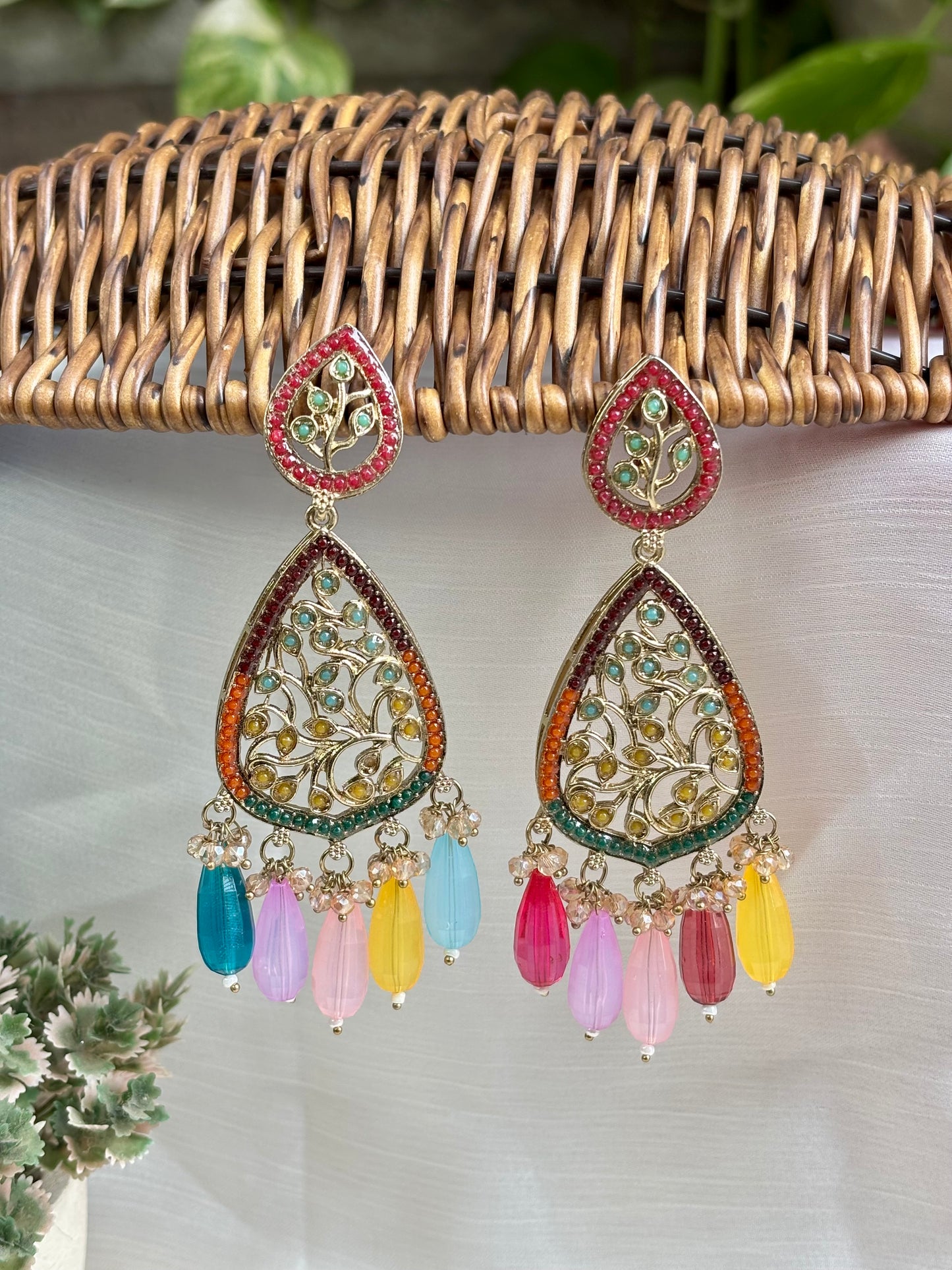 Multicolour Avika Earrings