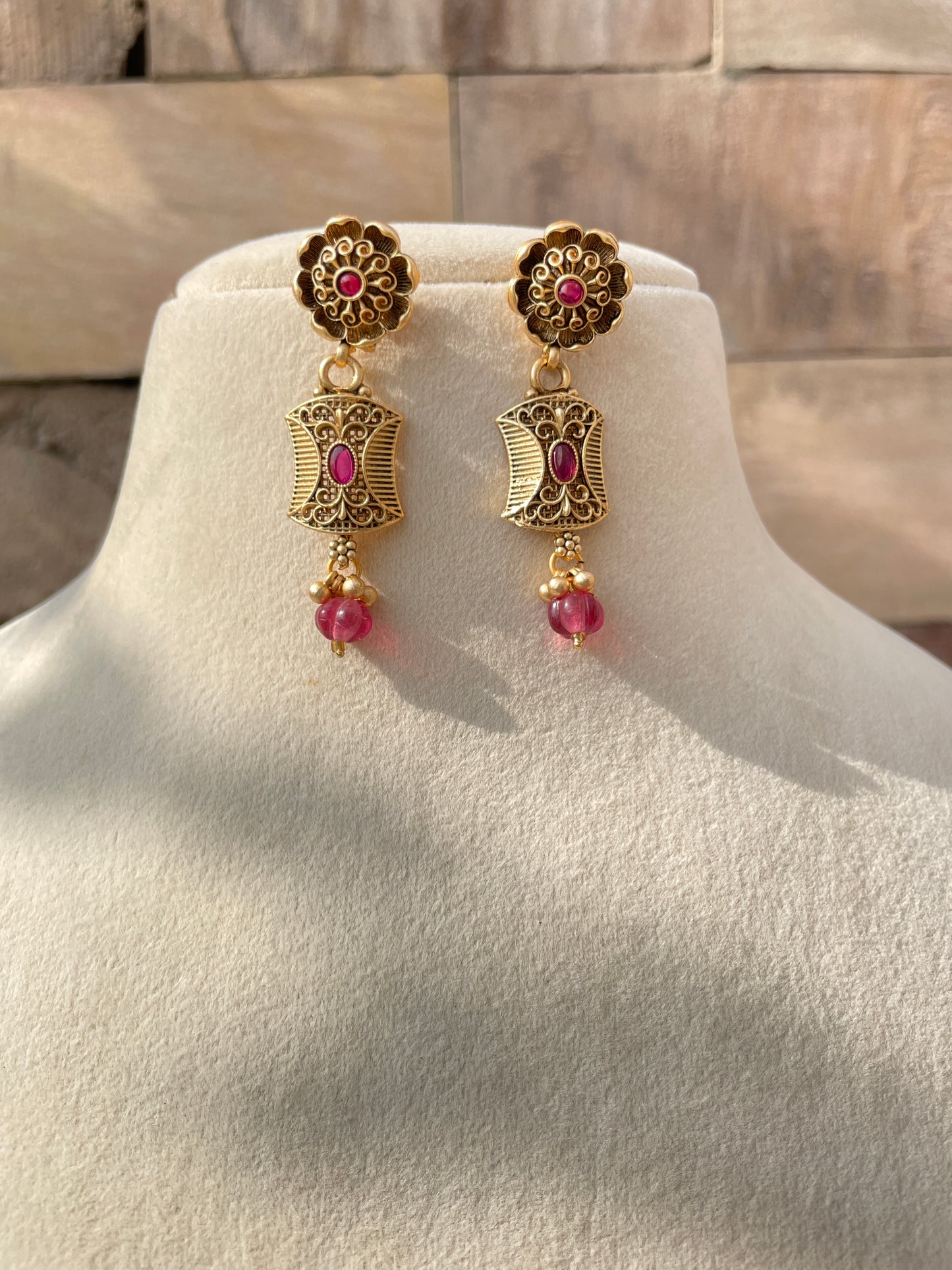 Rani Chaya Rajwadi Jewellery Set