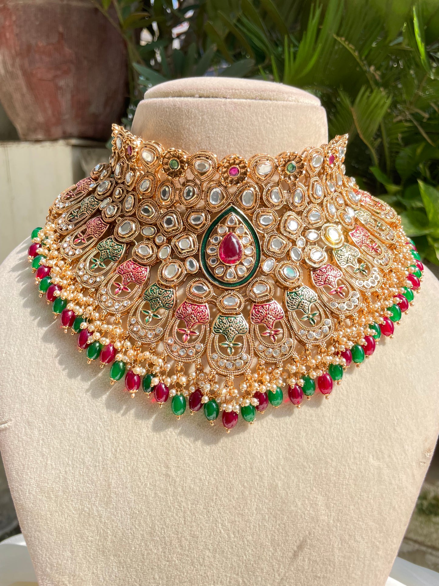Multicolour Somya Bridal Jewellery Set