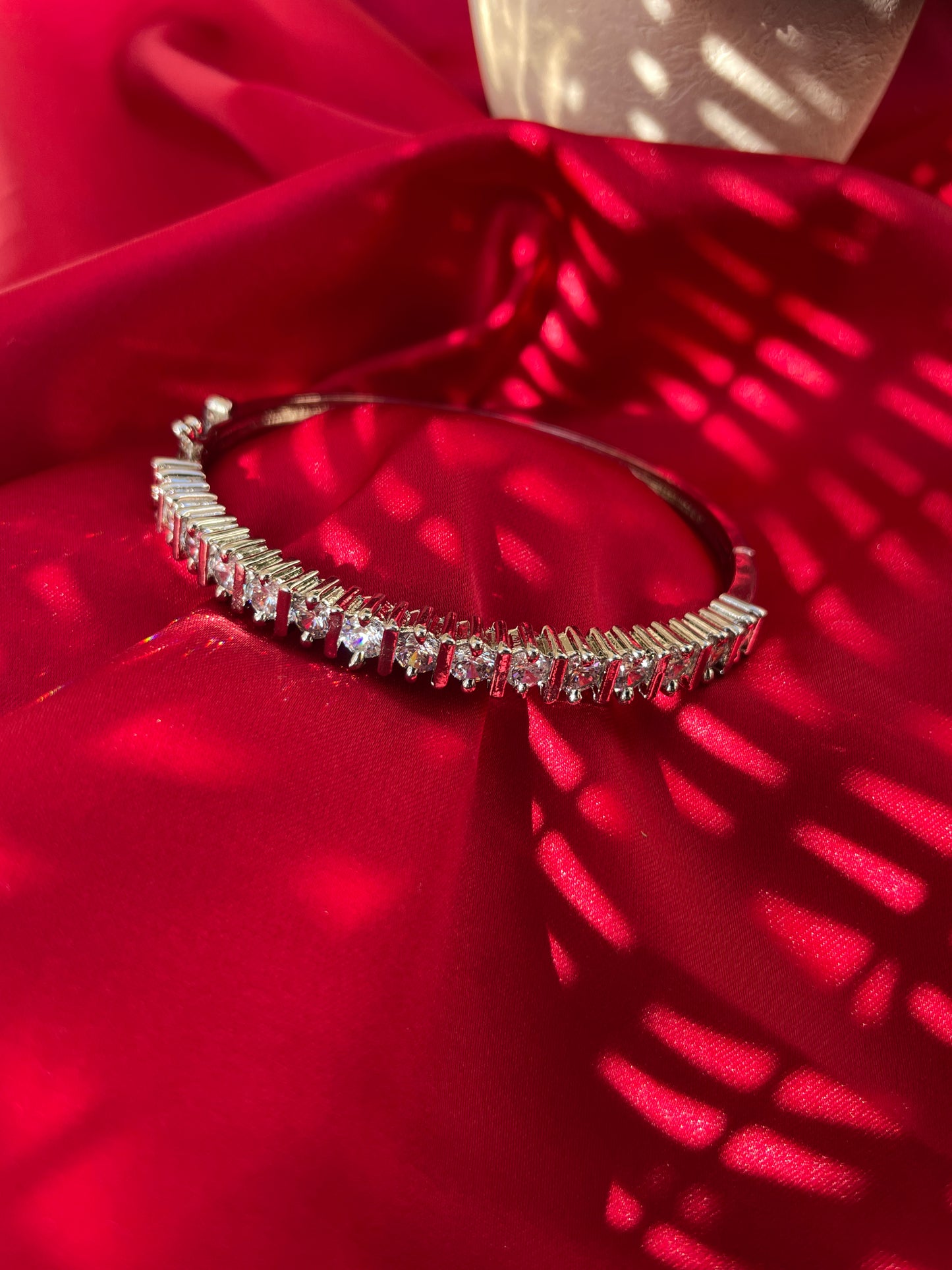 Silver Olivia Zirconia Bracelet