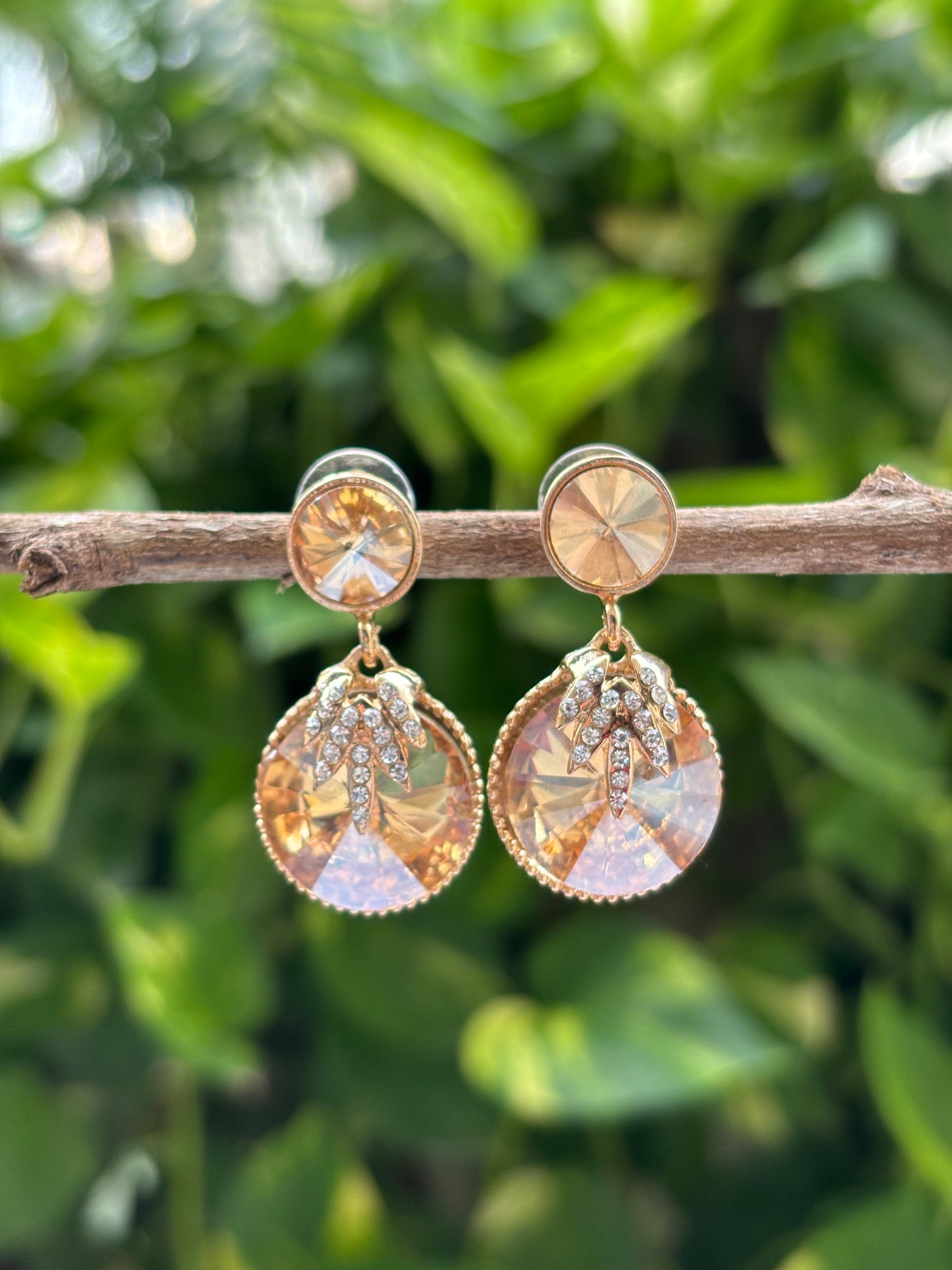 Antique Golden Ishita Earings