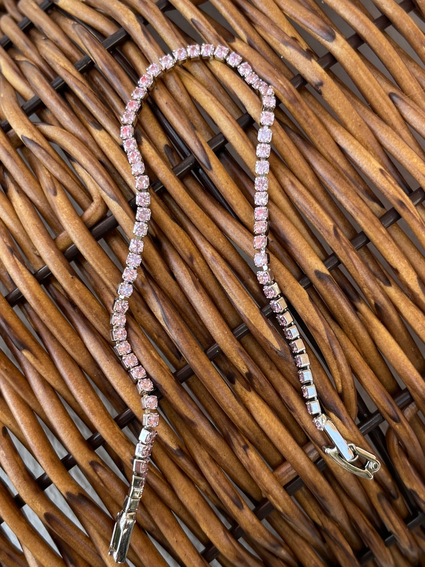 Pink Vina Zirconia Bracelet