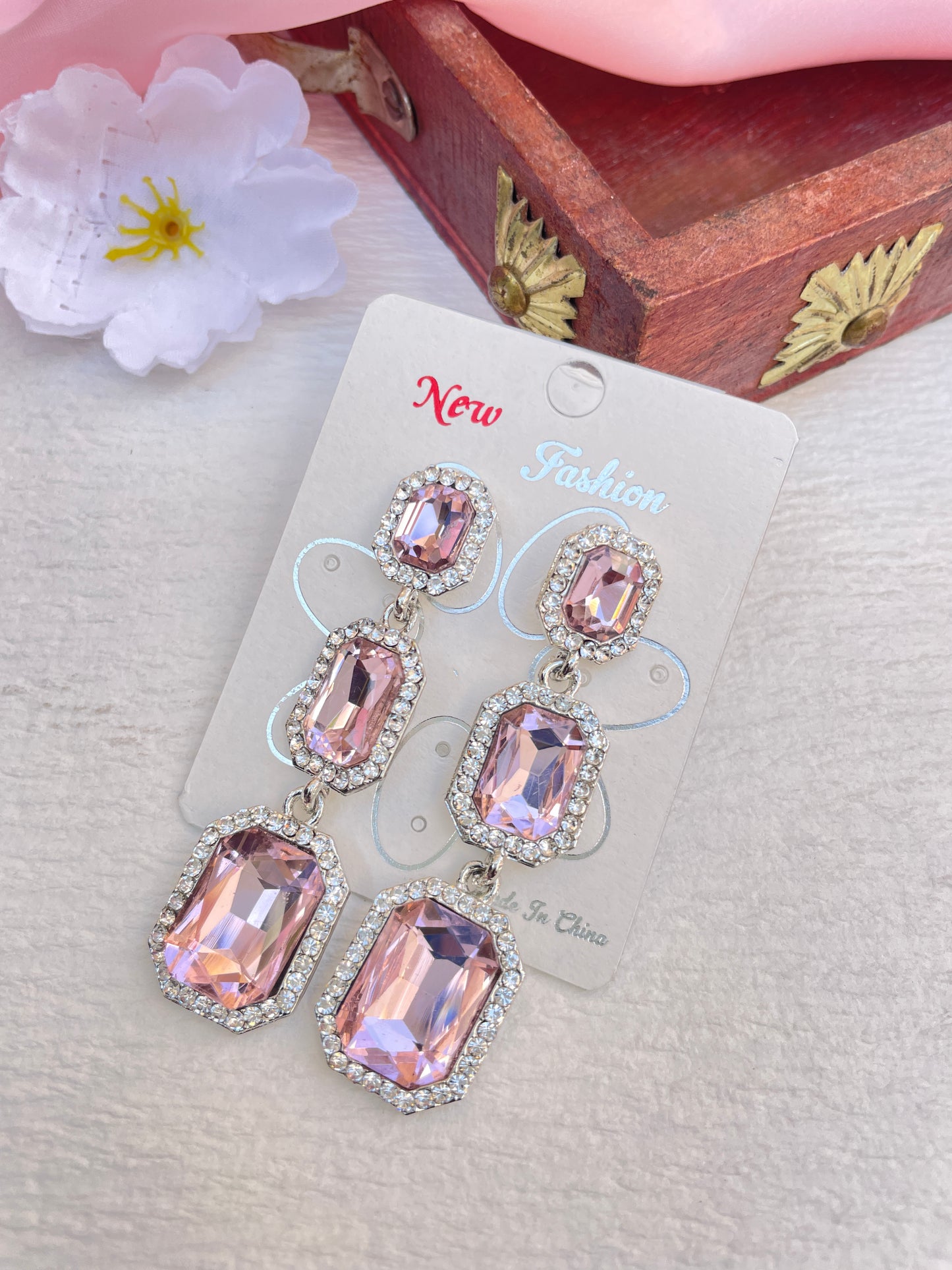 Pink Liva Earrings