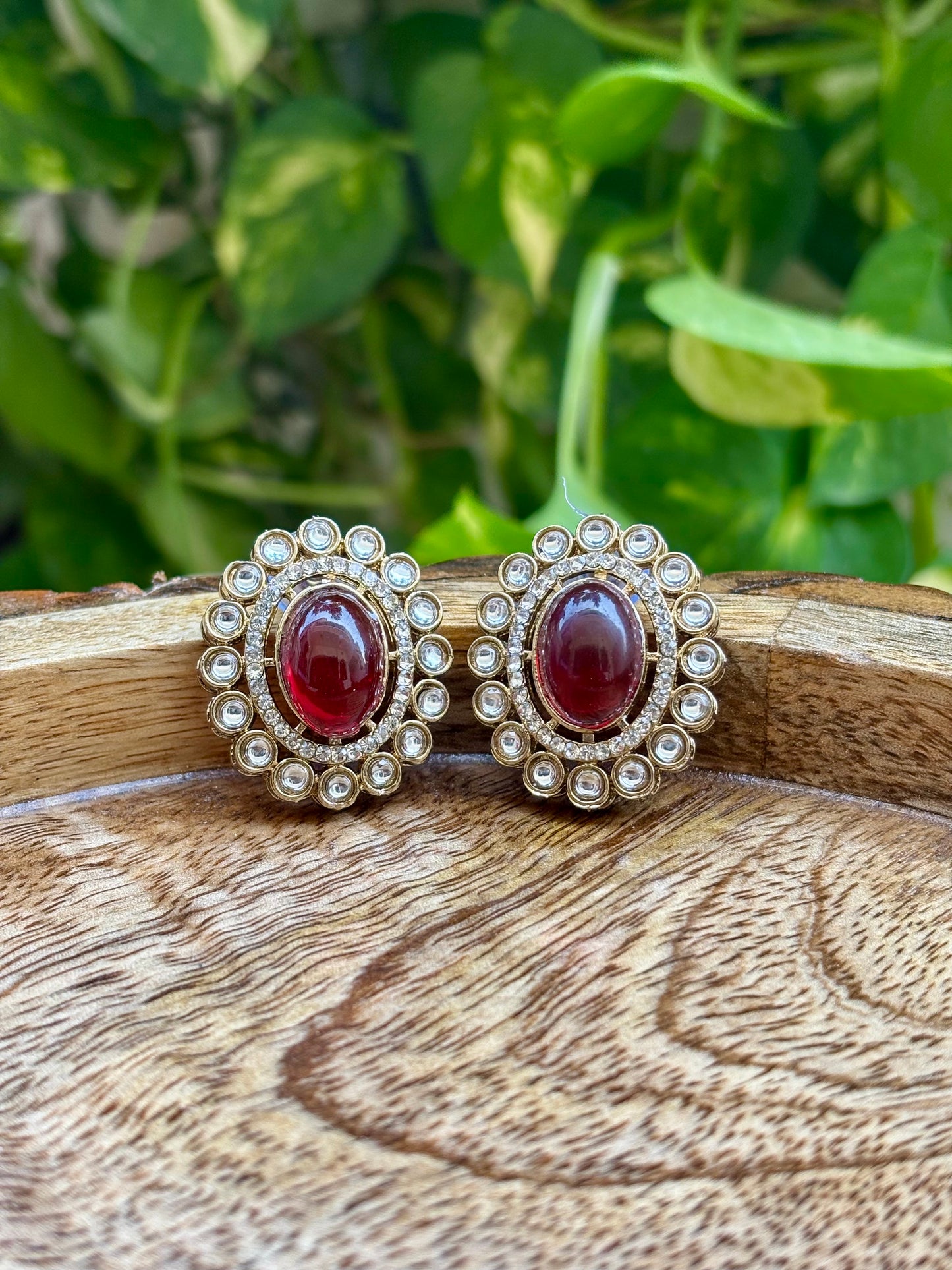 Antique Rani Iris Studs