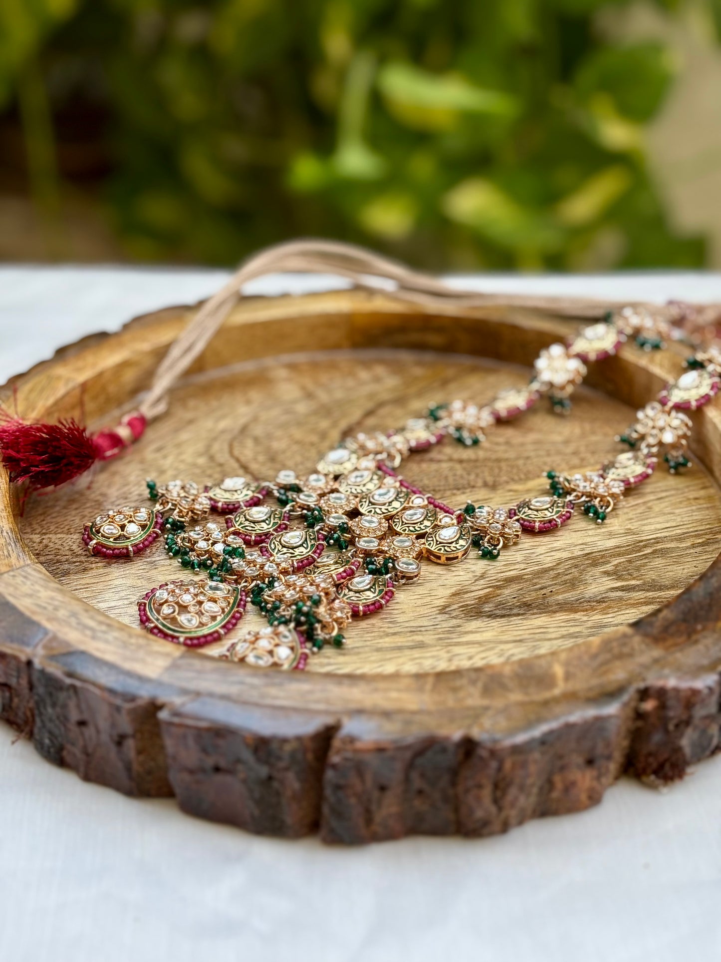 Multi Avni Kundan Jewellery Set