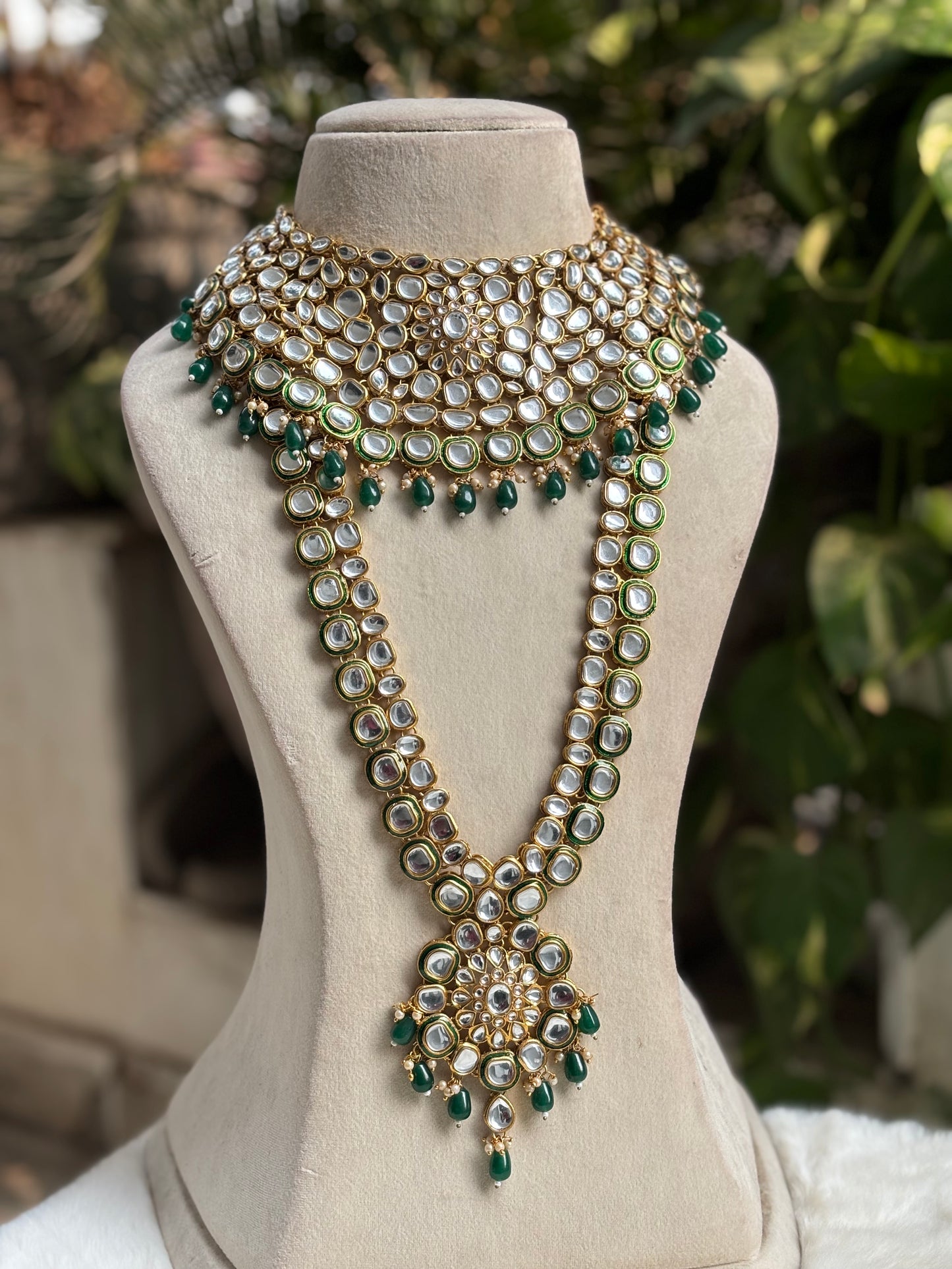 Emerald Green Rati Complete Bridal Jewellery Set