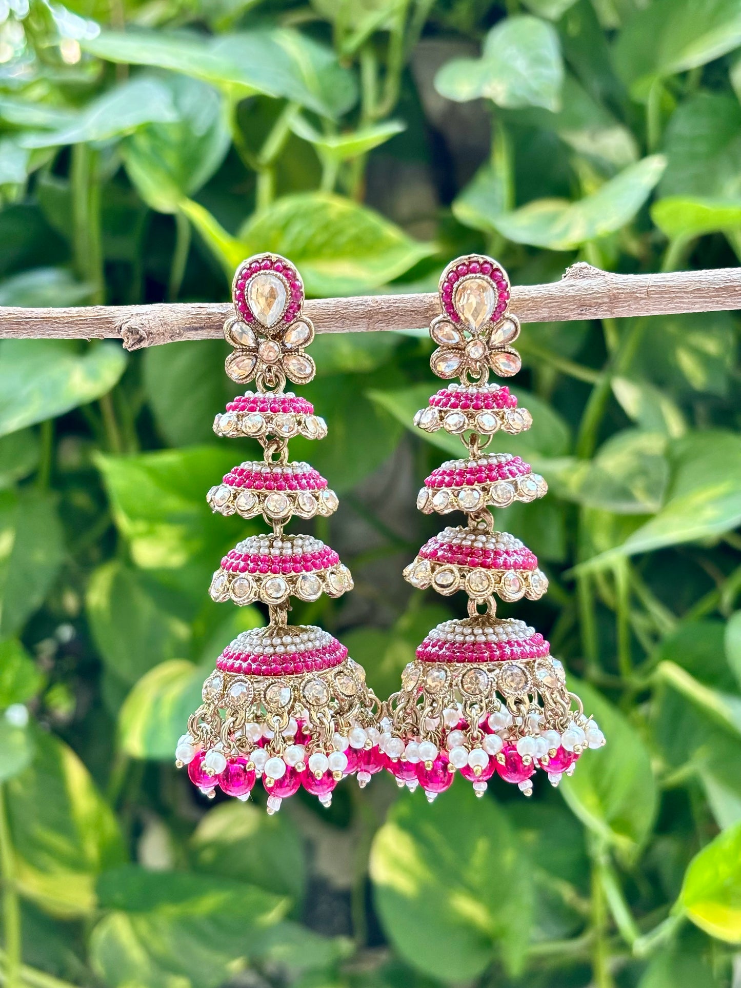 Rani Aadha Jhumkis