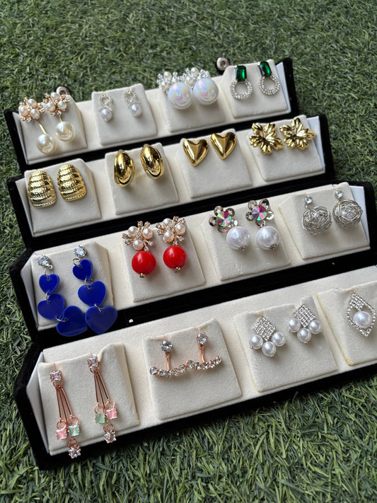 Premium 16pcs Western Earrings Box Gift Set