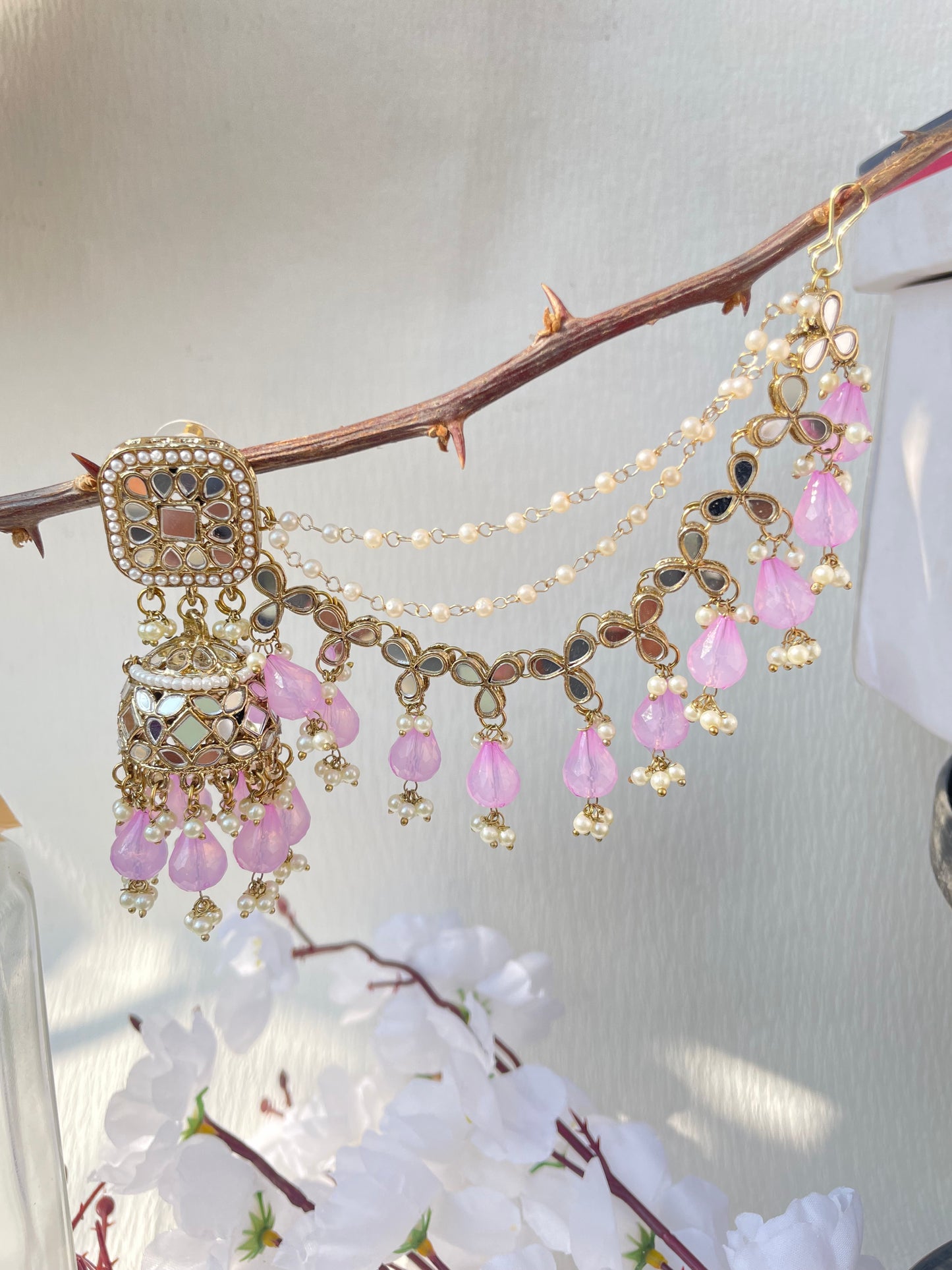 Lavender Mohita Sahara Jhumkis
