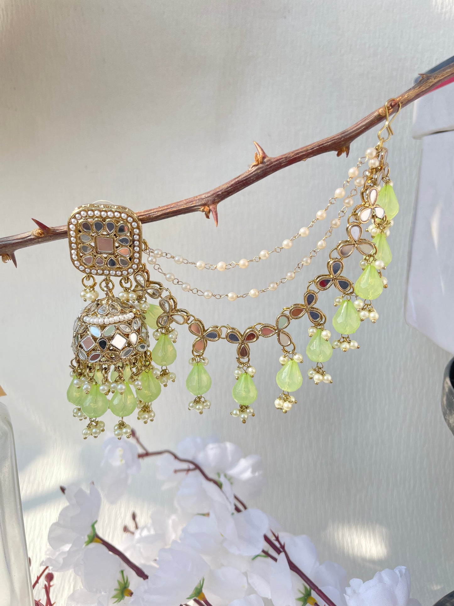 Mint Mohita Sahara Jhumkis