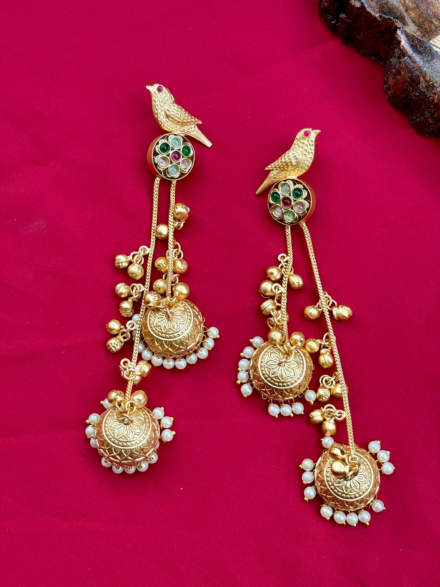 Multicolour Pari Kashmiri Earrings