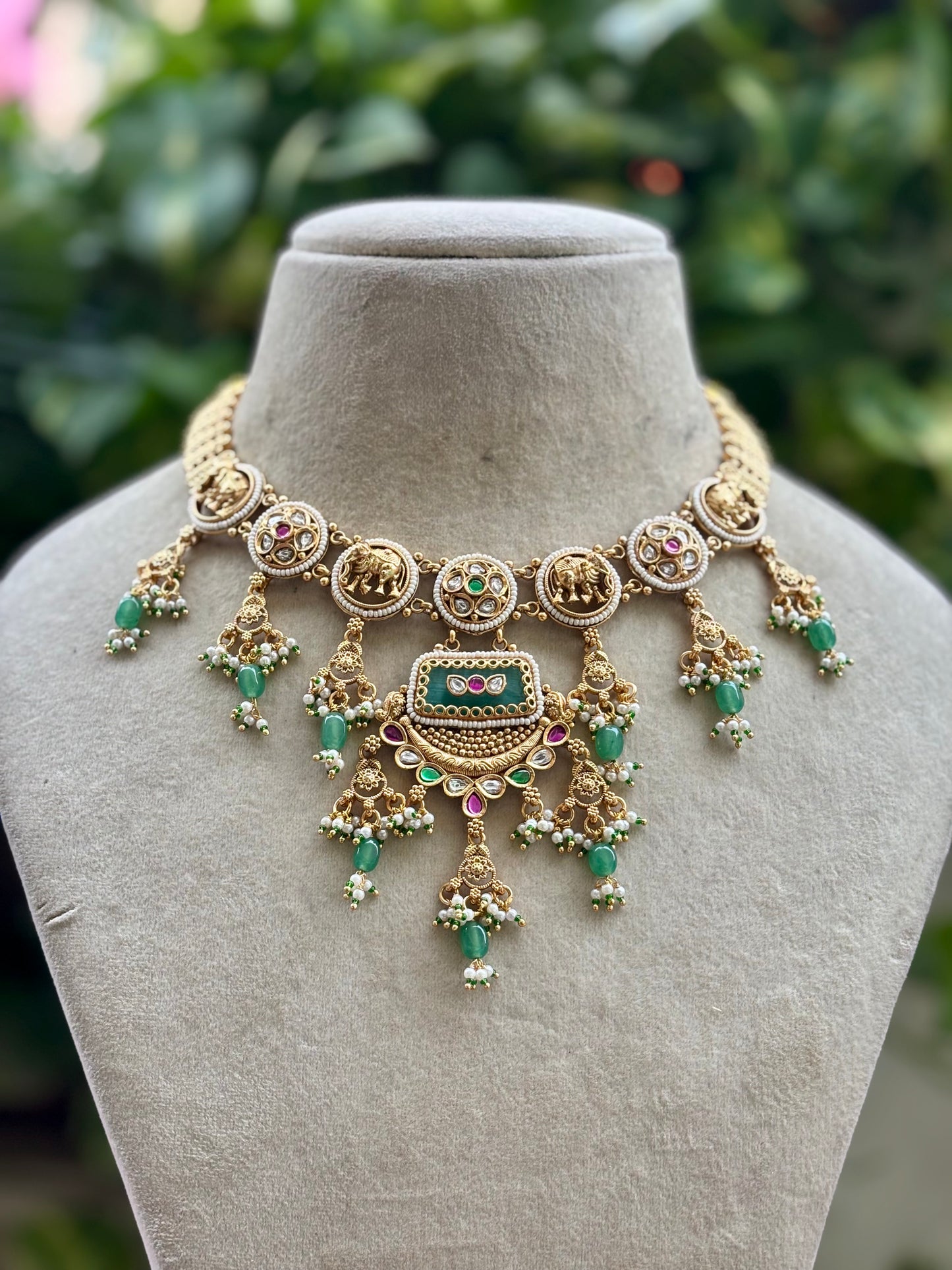 Multicolour Kayra Heritage Jewellery Set