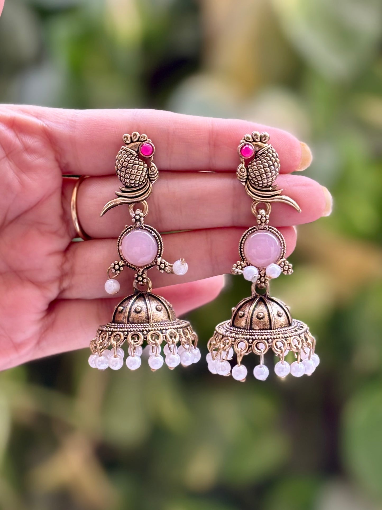 Antique Lavender Sakshi Jhumki
