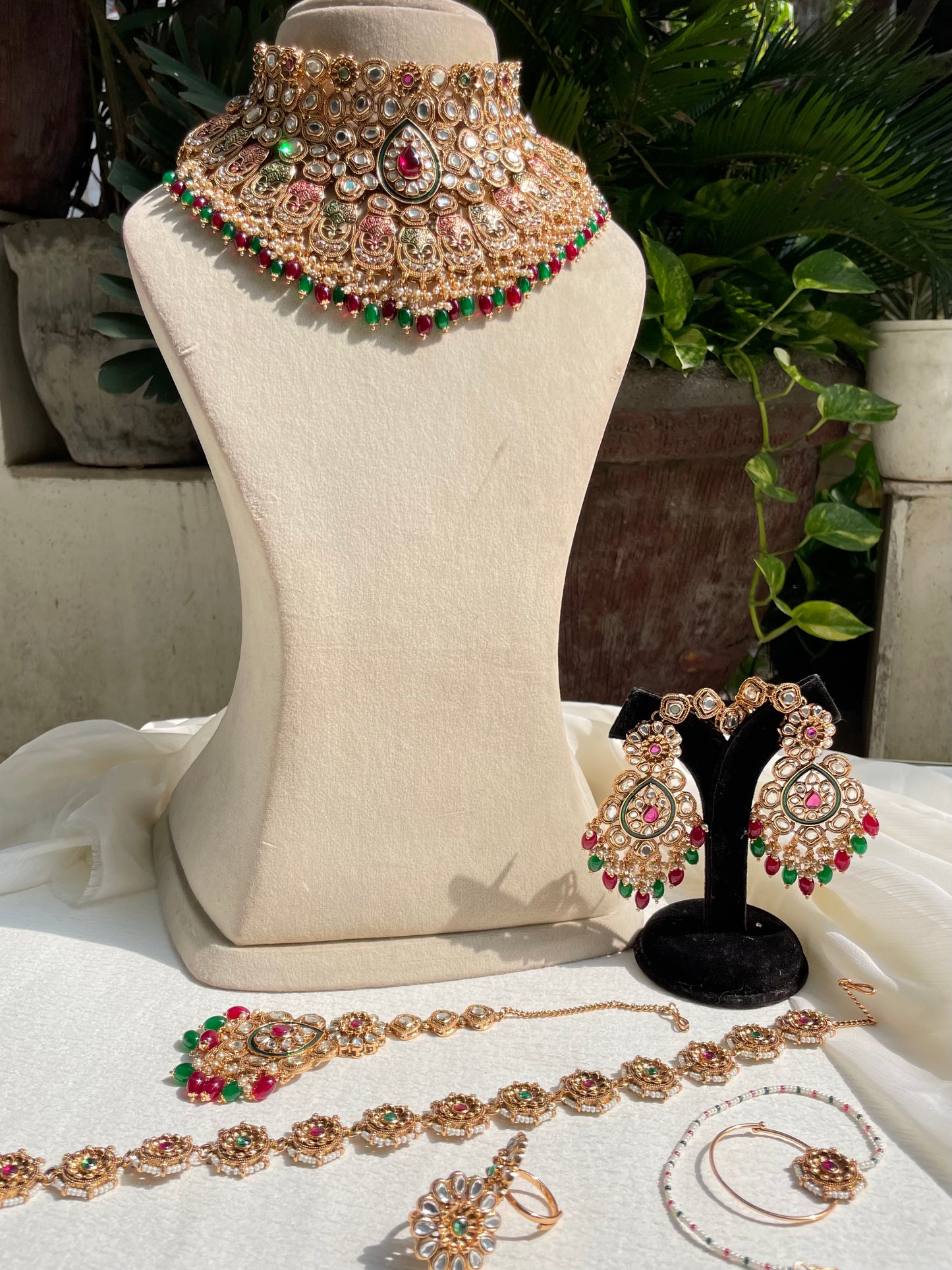 Multicolour Somya Bridal Jewellery Set