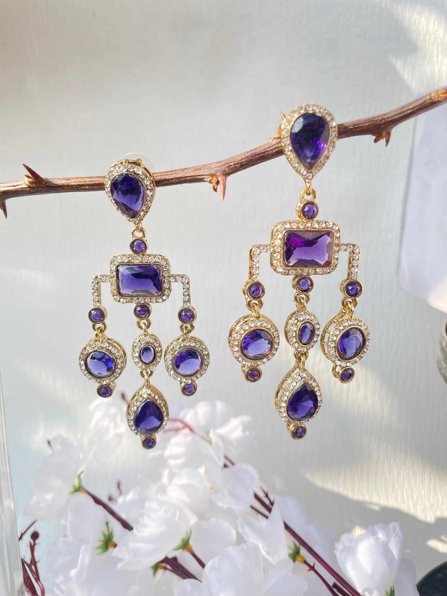 Lavender Deepika Danglers