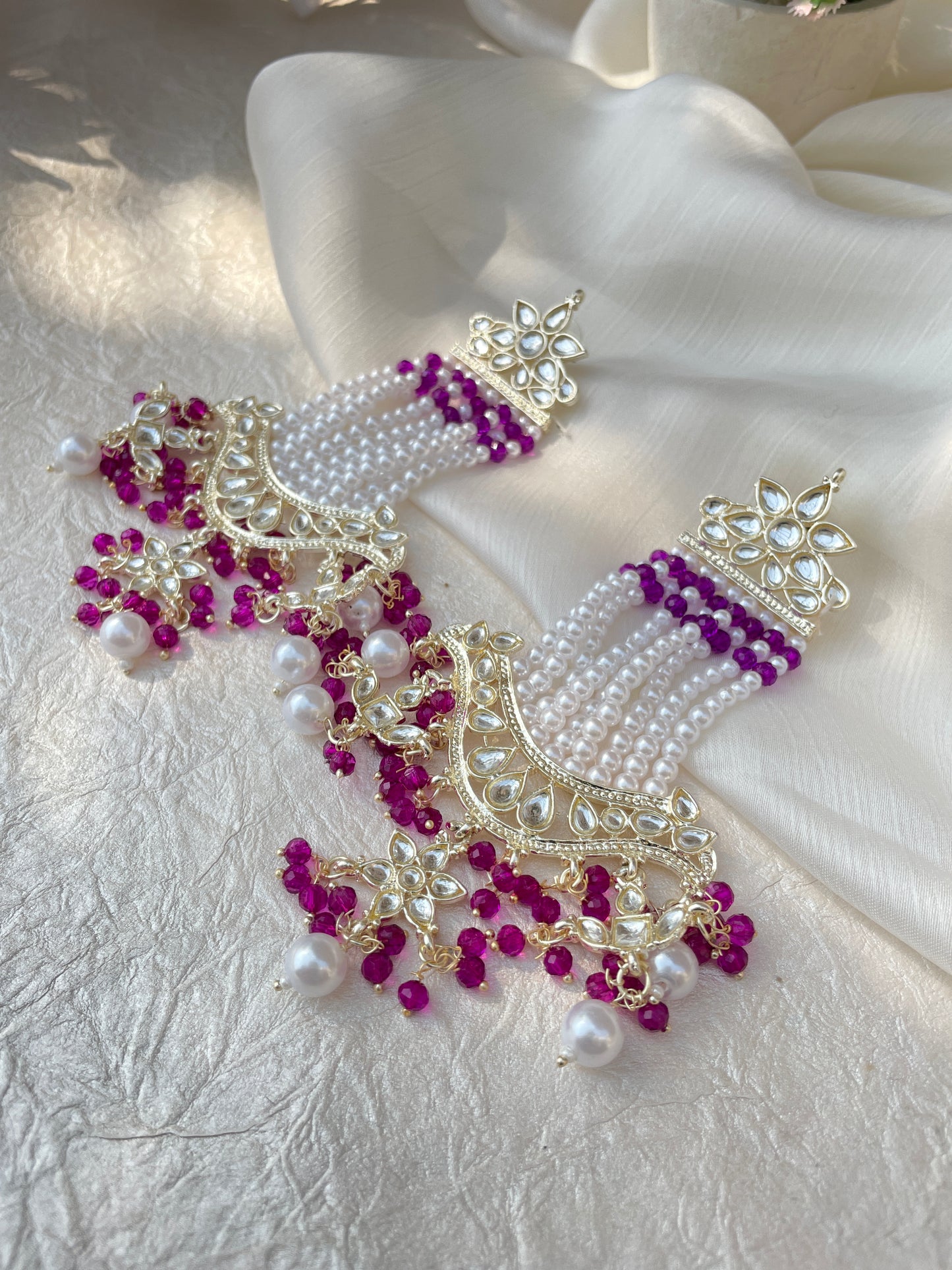 Purple Ishita Danglers