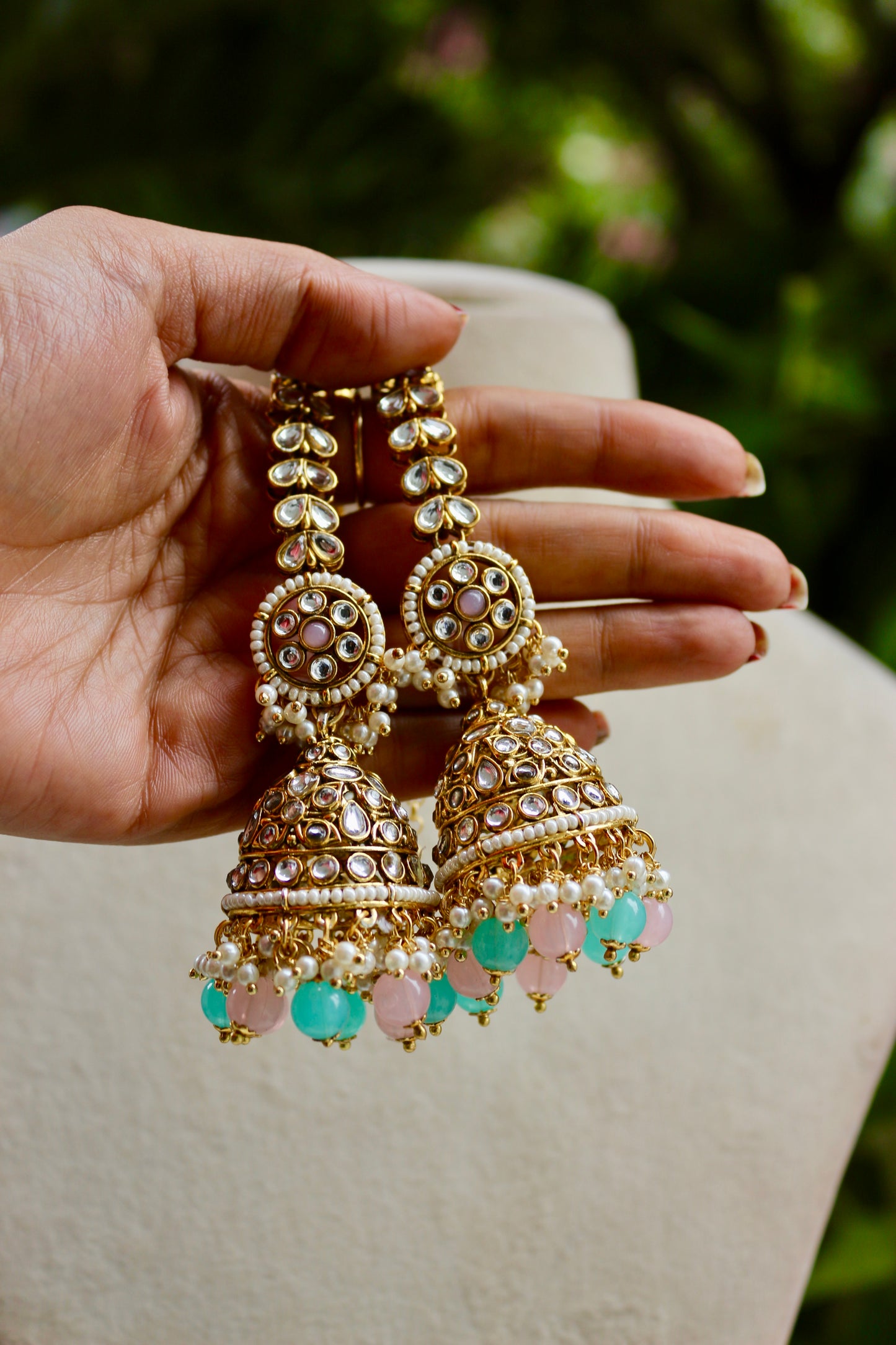 Multicolor Anya Kundan Jewellery Set