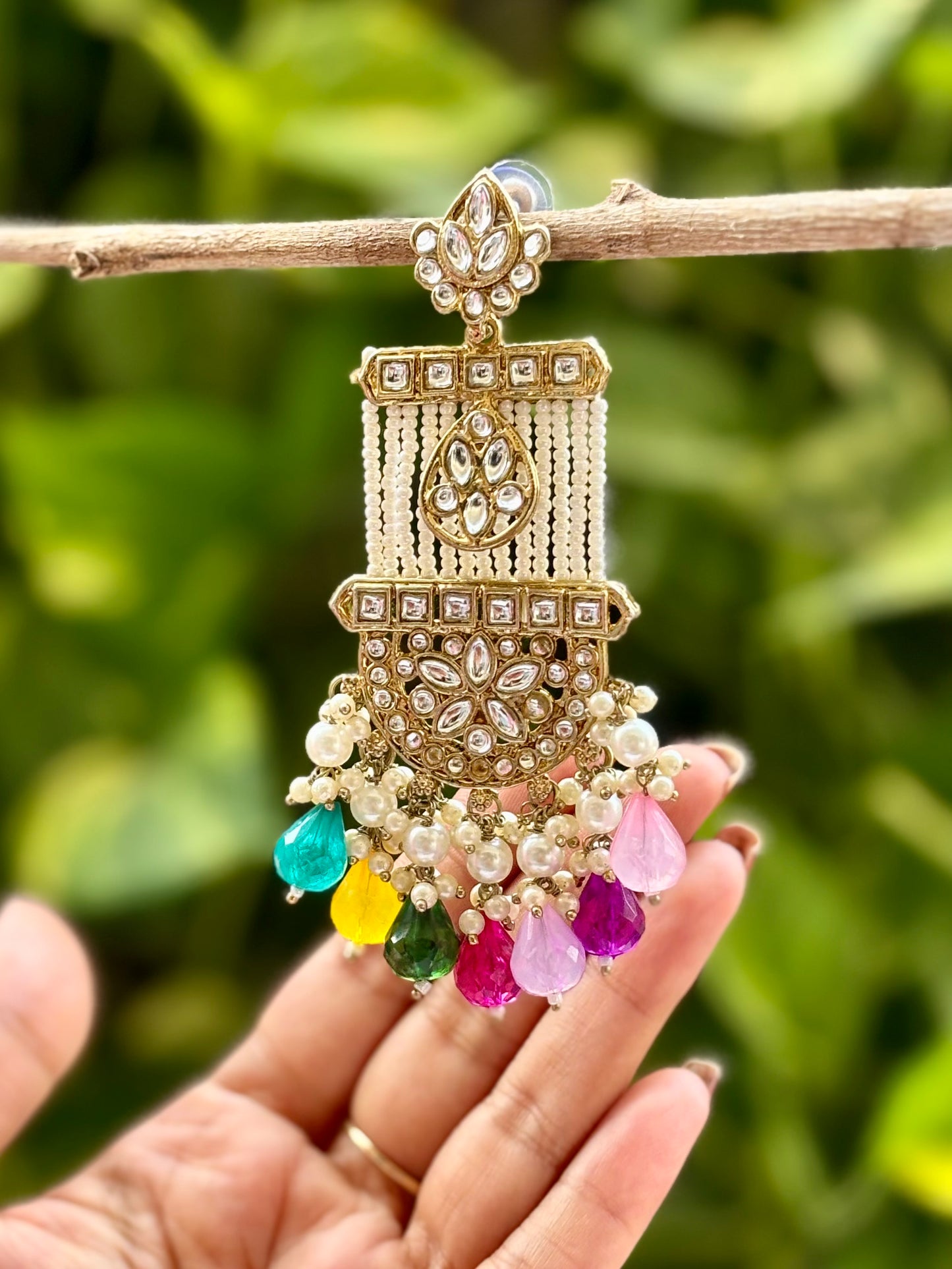 Antique Multi Lyra Danglers