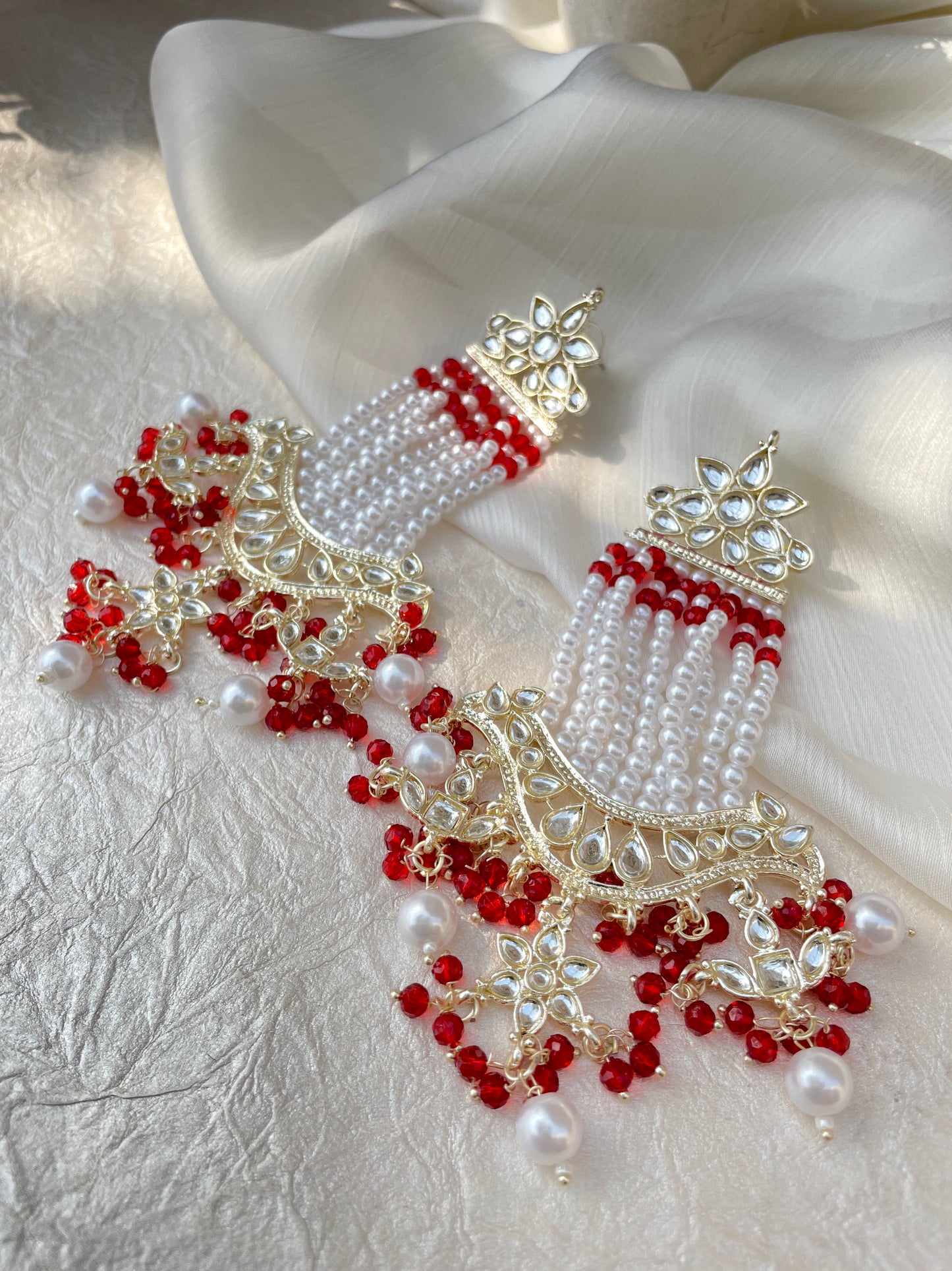 Red Ishita Danglers
