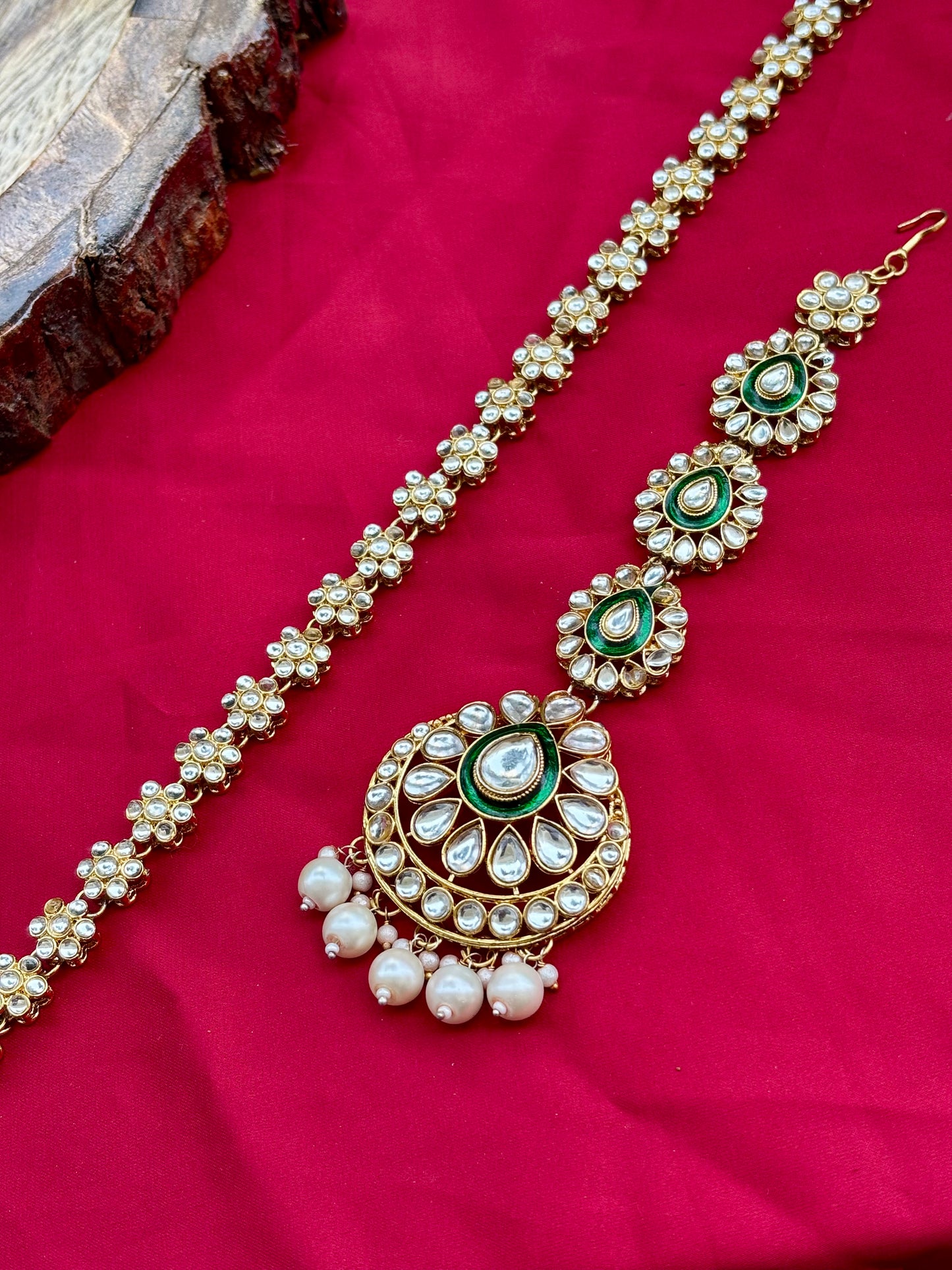 Ivory Amya Kundan Bridal Jewellery Set