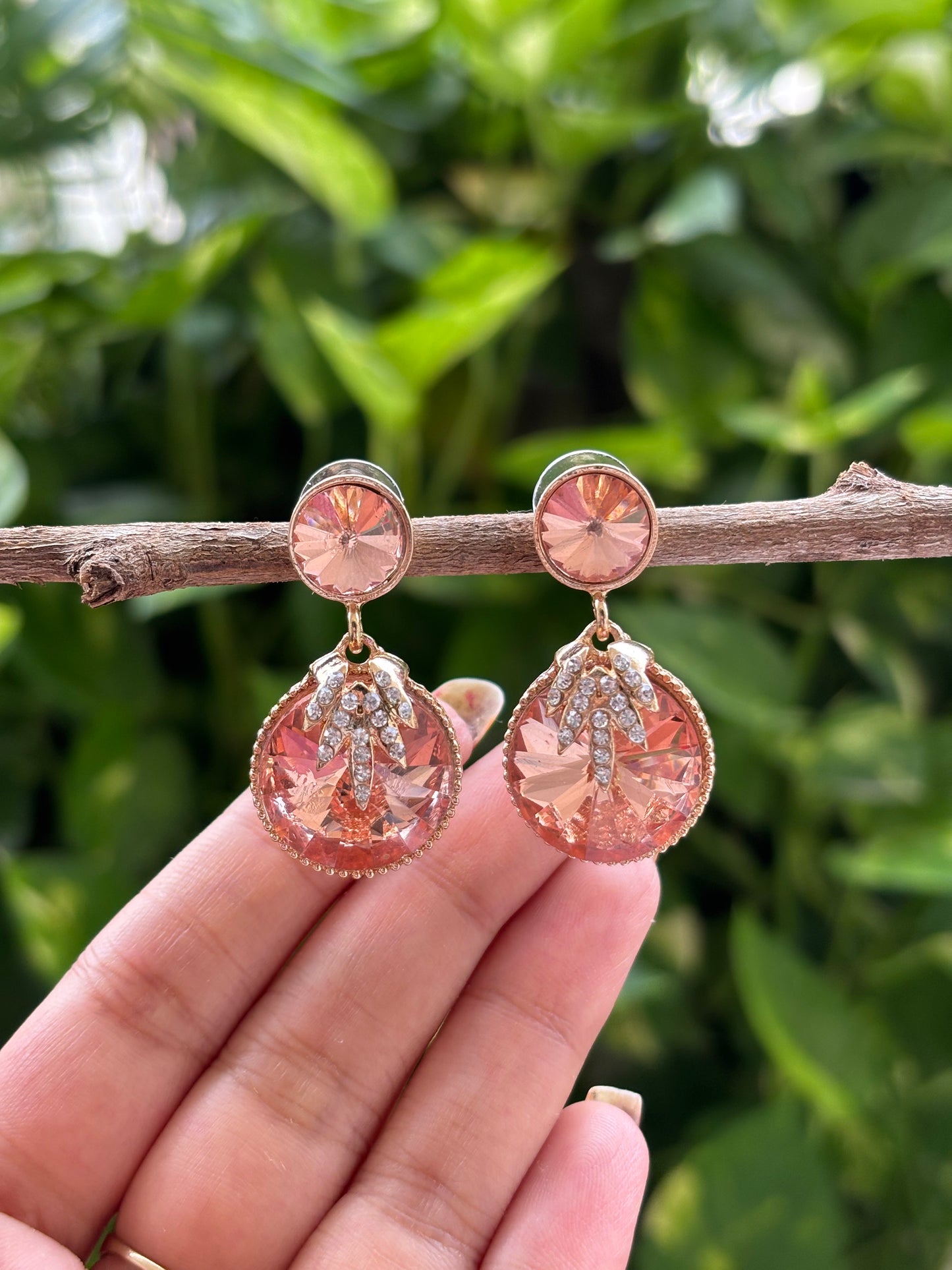 Coral Ishita Earings