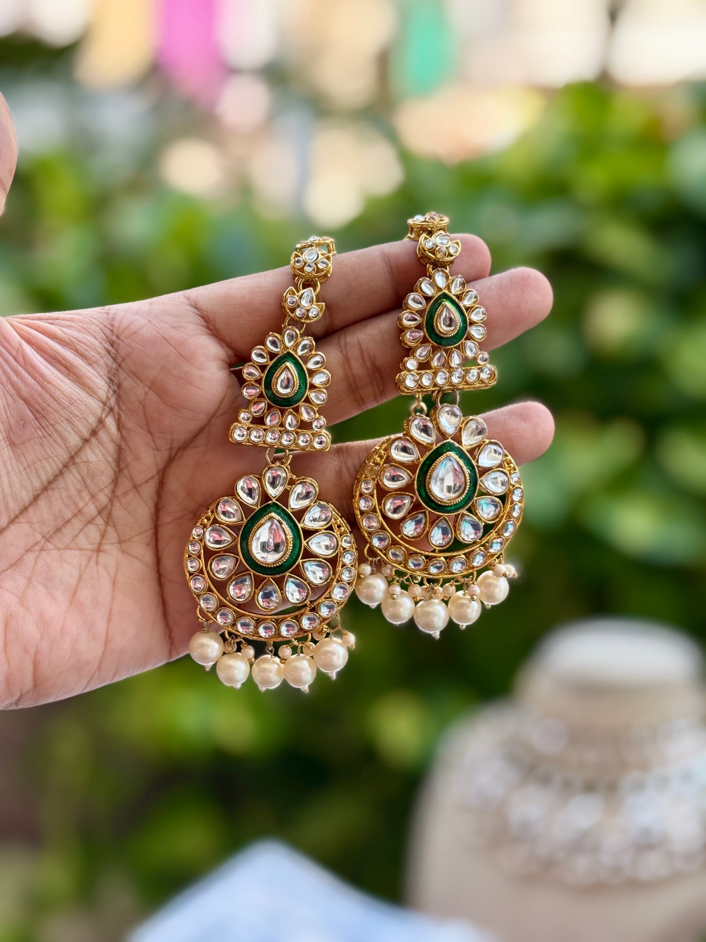 Ivory Amya Kundan Bridal Jewellery Set