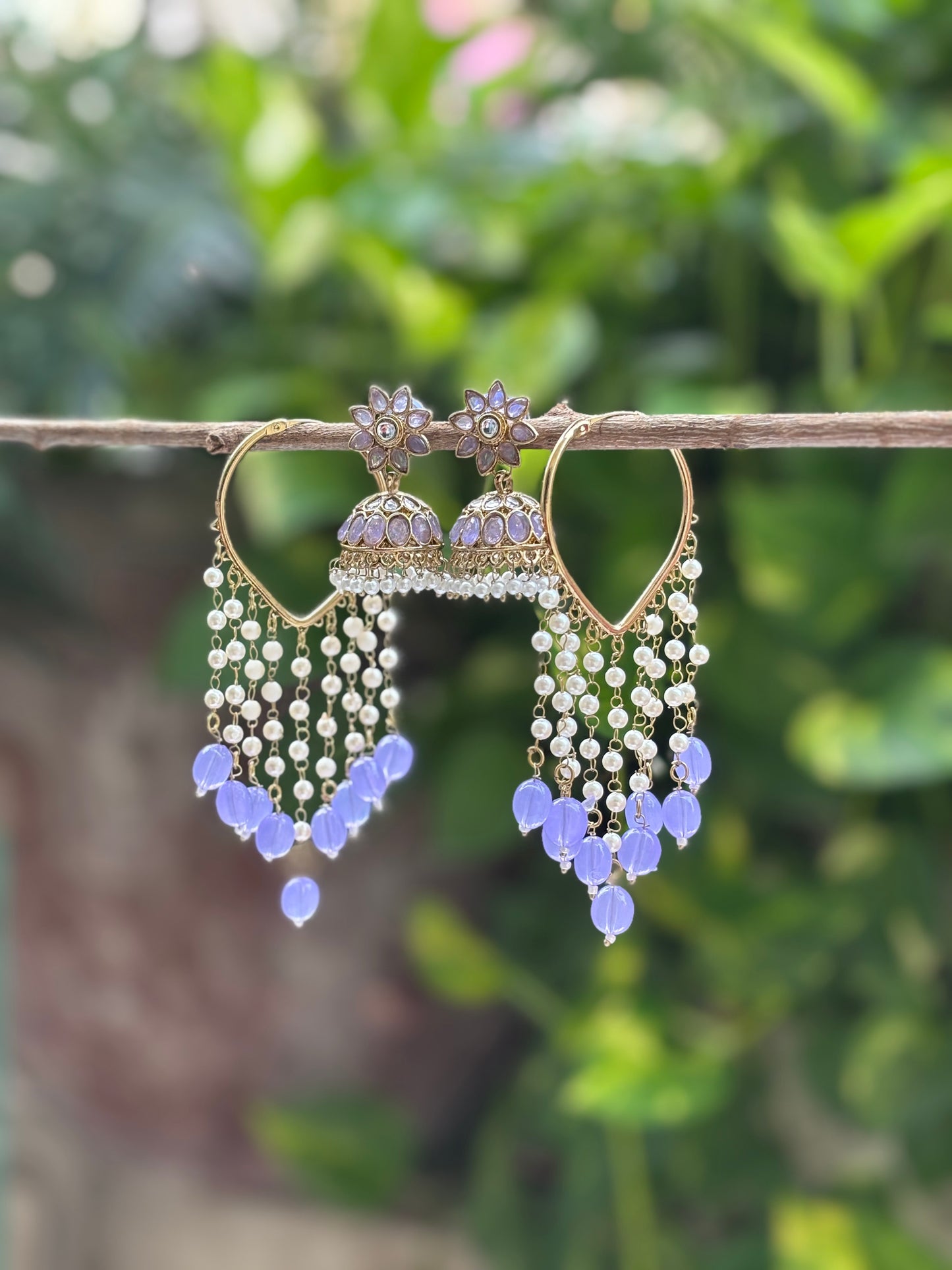 Lavender 3 in 1 Earrings Set