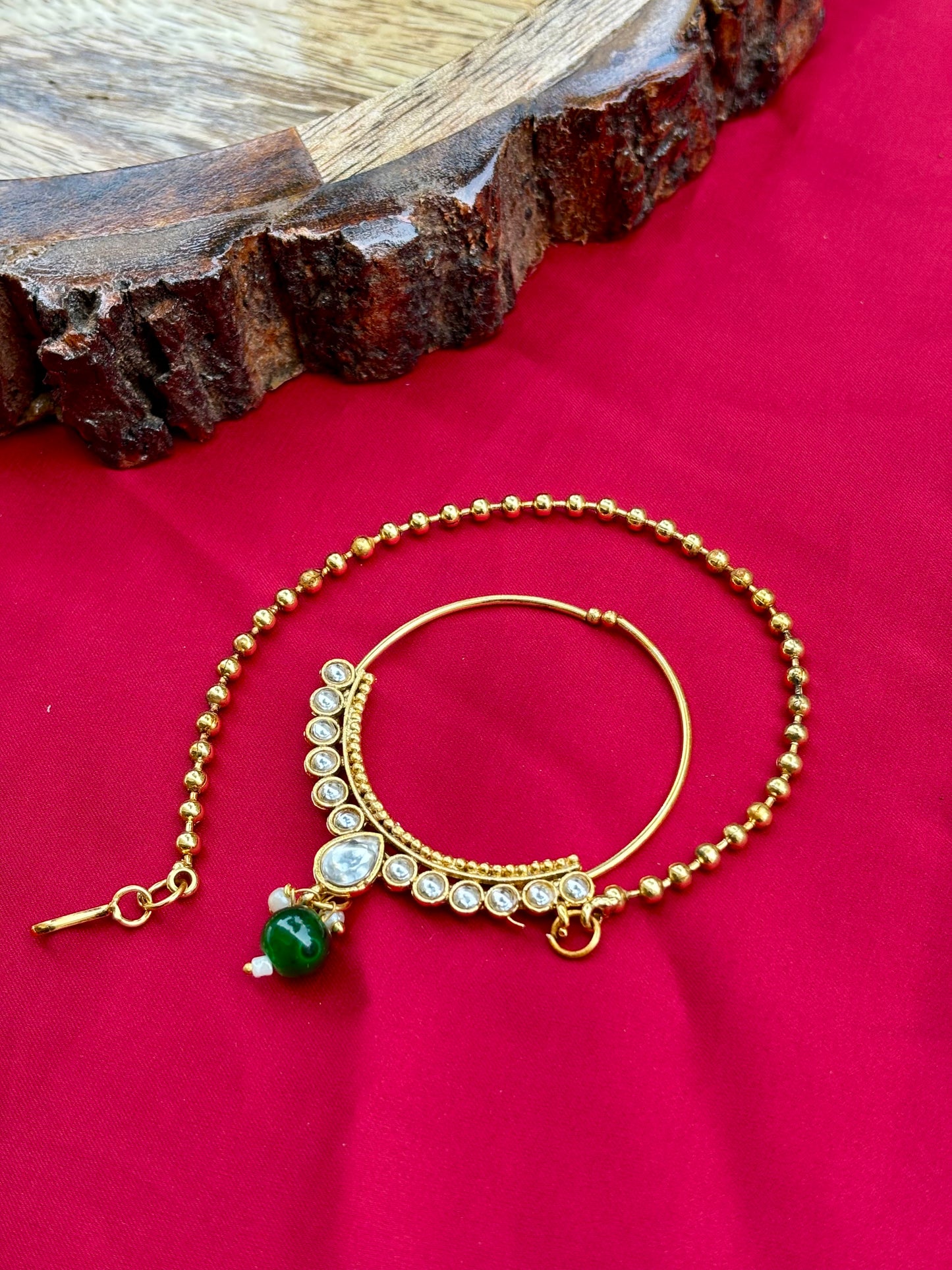 Green Amly Kundan Bridal Jewellery Set