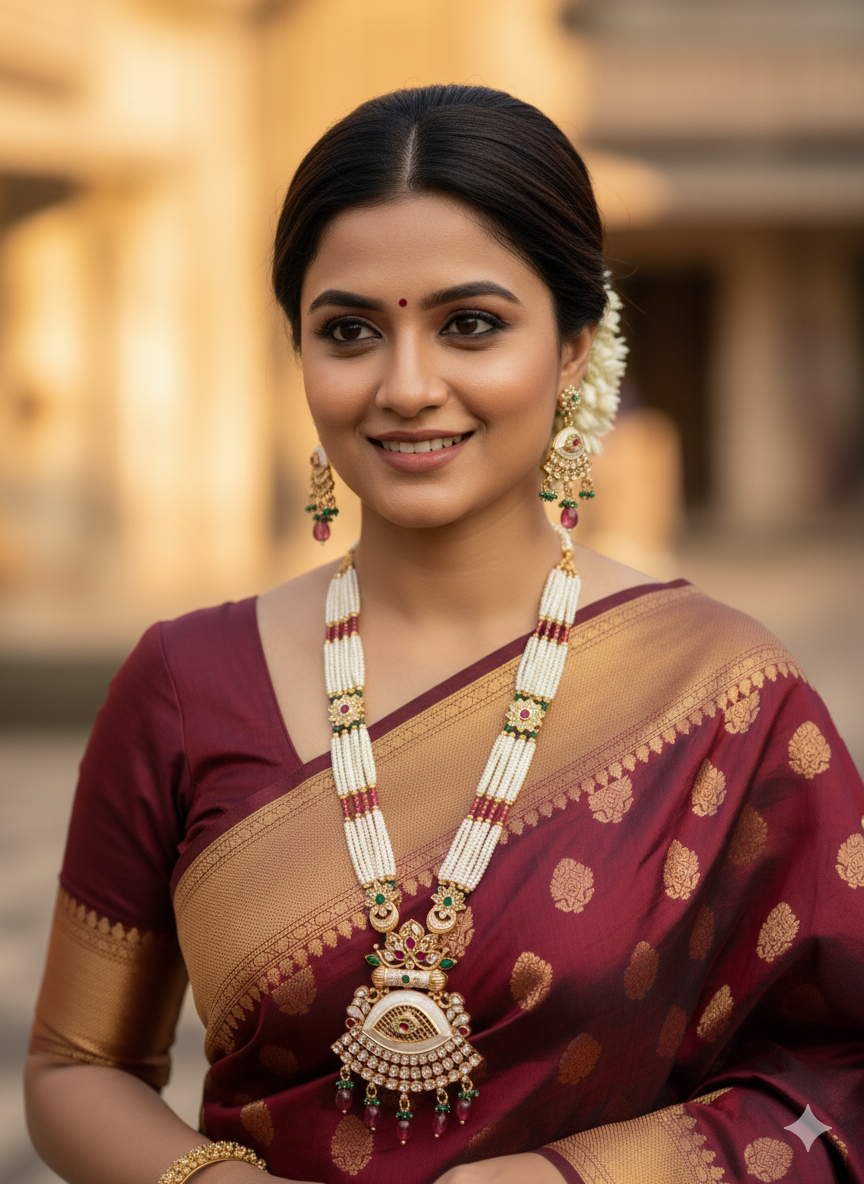 Multicolour Sian Kundan Jewellery Set