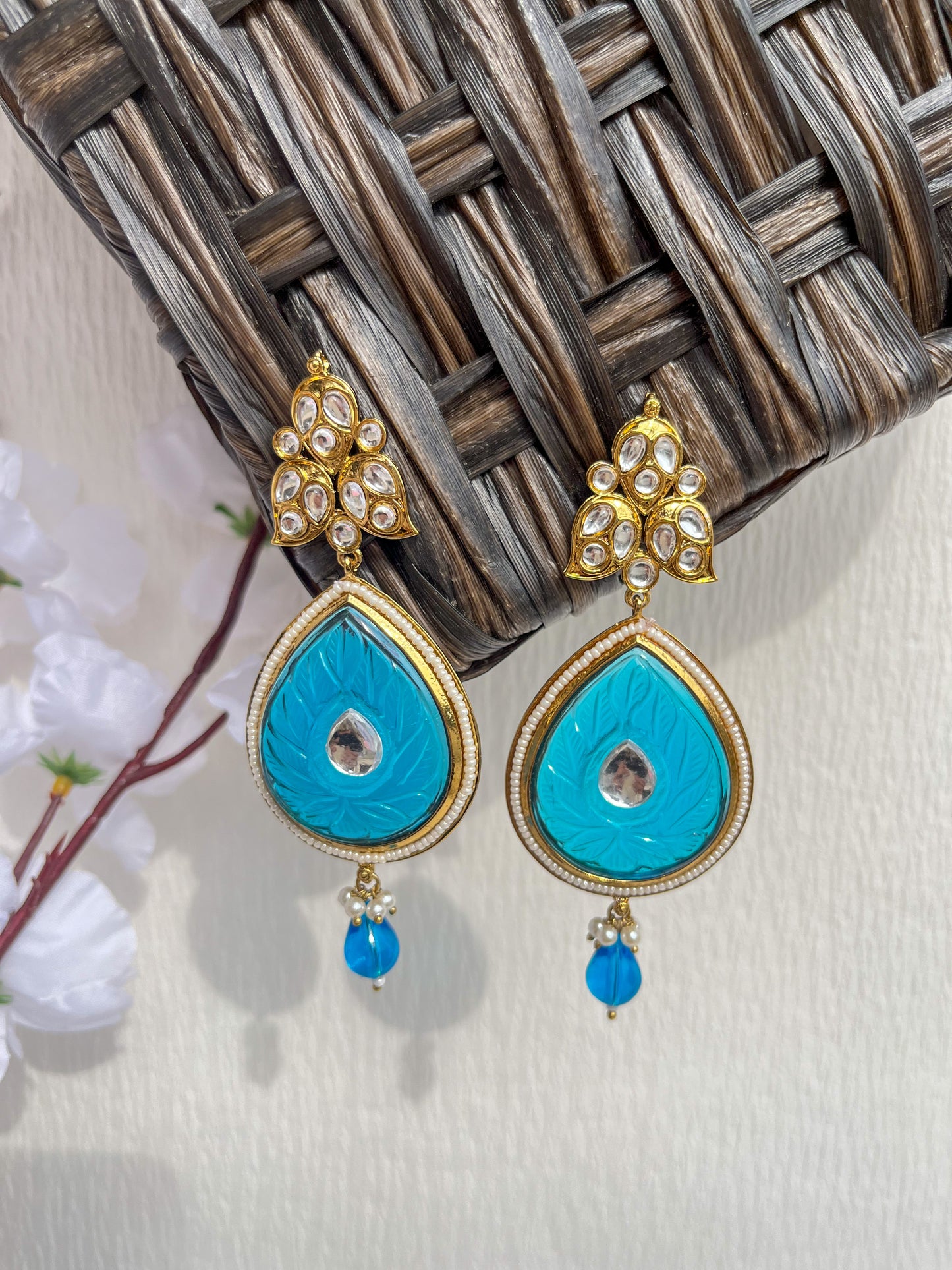 Turquoise Anvi Earrings