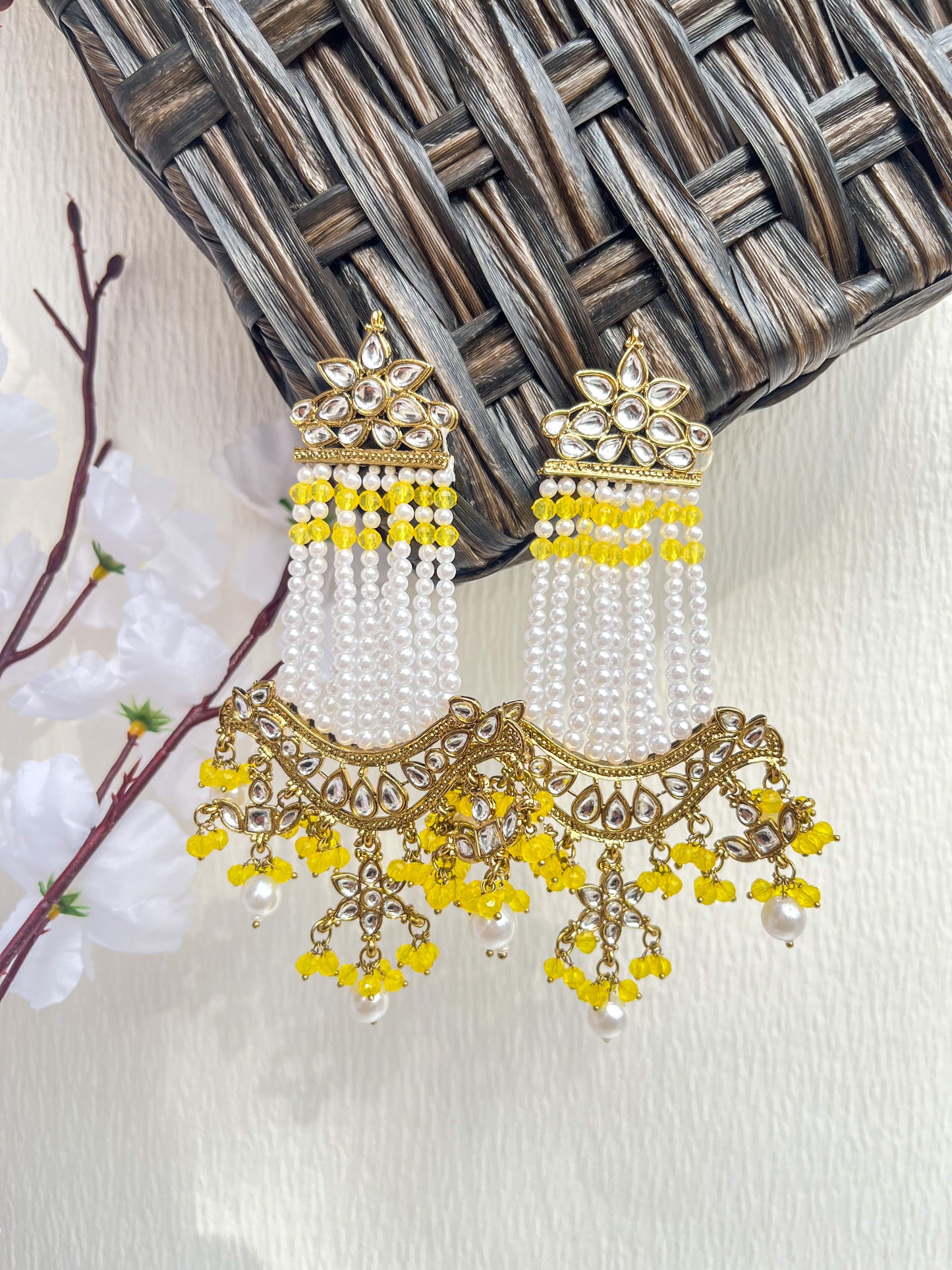 Yellow Ishita Danglers