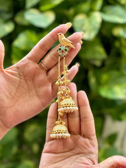 Multicolour Pari Kashmiri Earrings