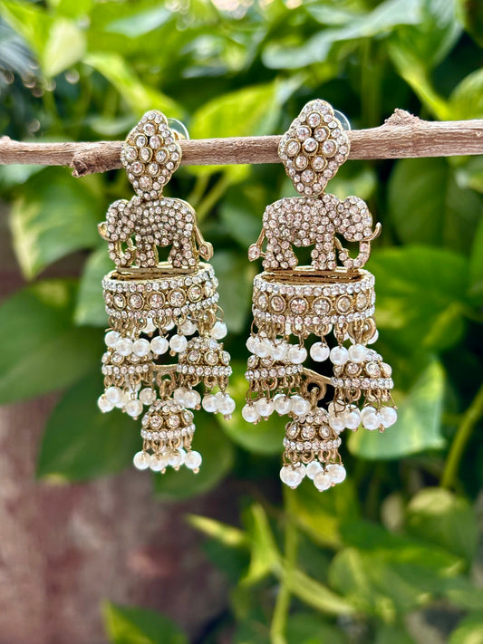 Antique Elephants Jhumkis