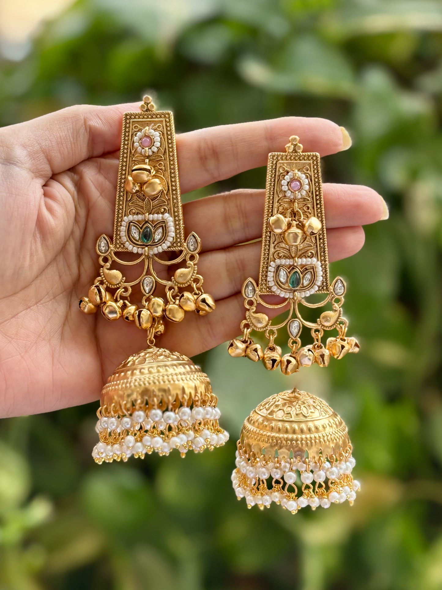 Multicolour Gulzar Kashmiri Earrings