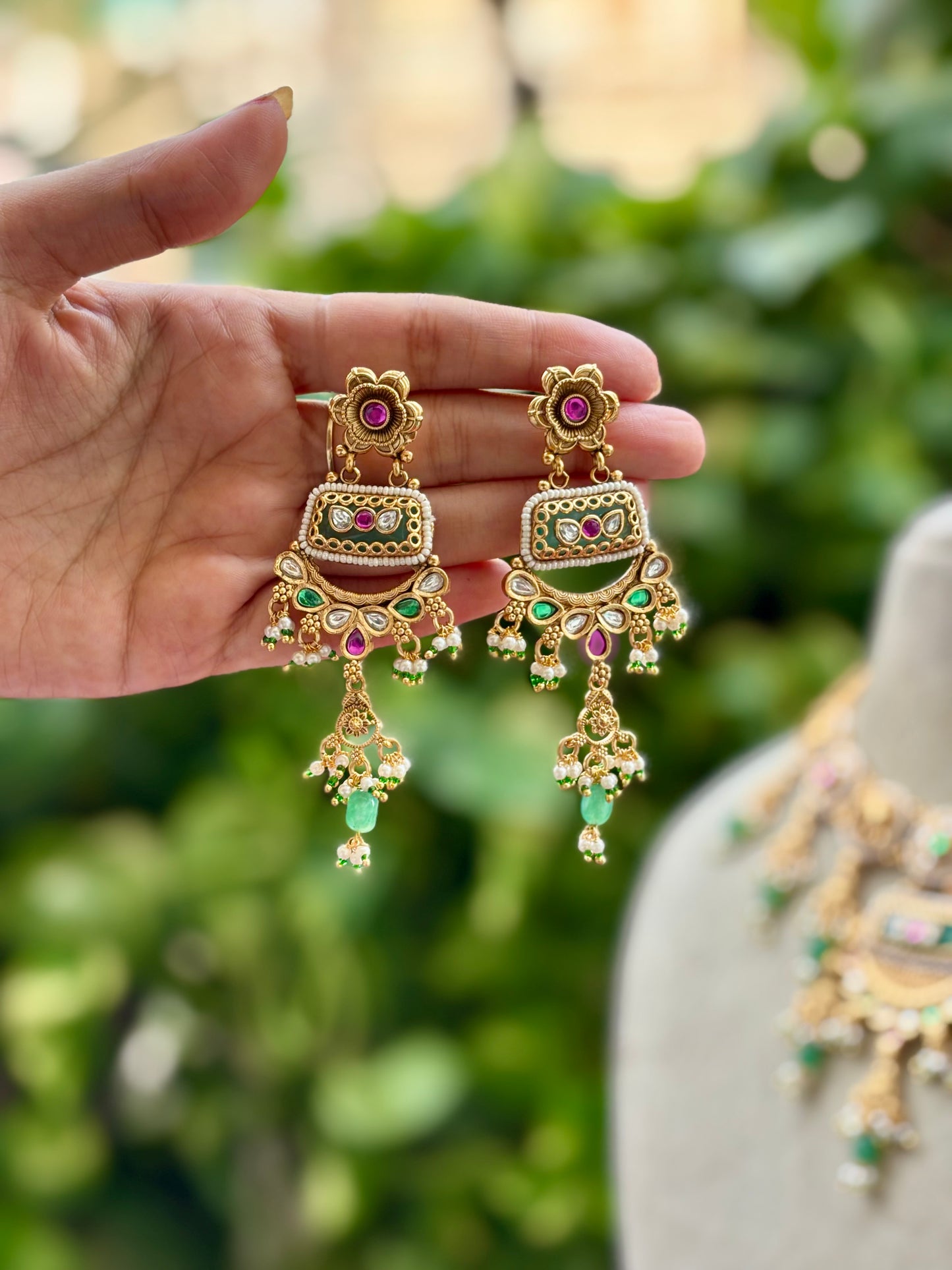 Multicolour Kayra Heritage Jewellery Set