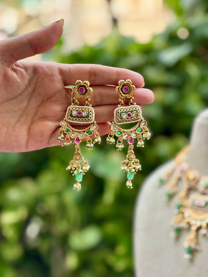 Multicolour Kayra Heritage Jewellery Set