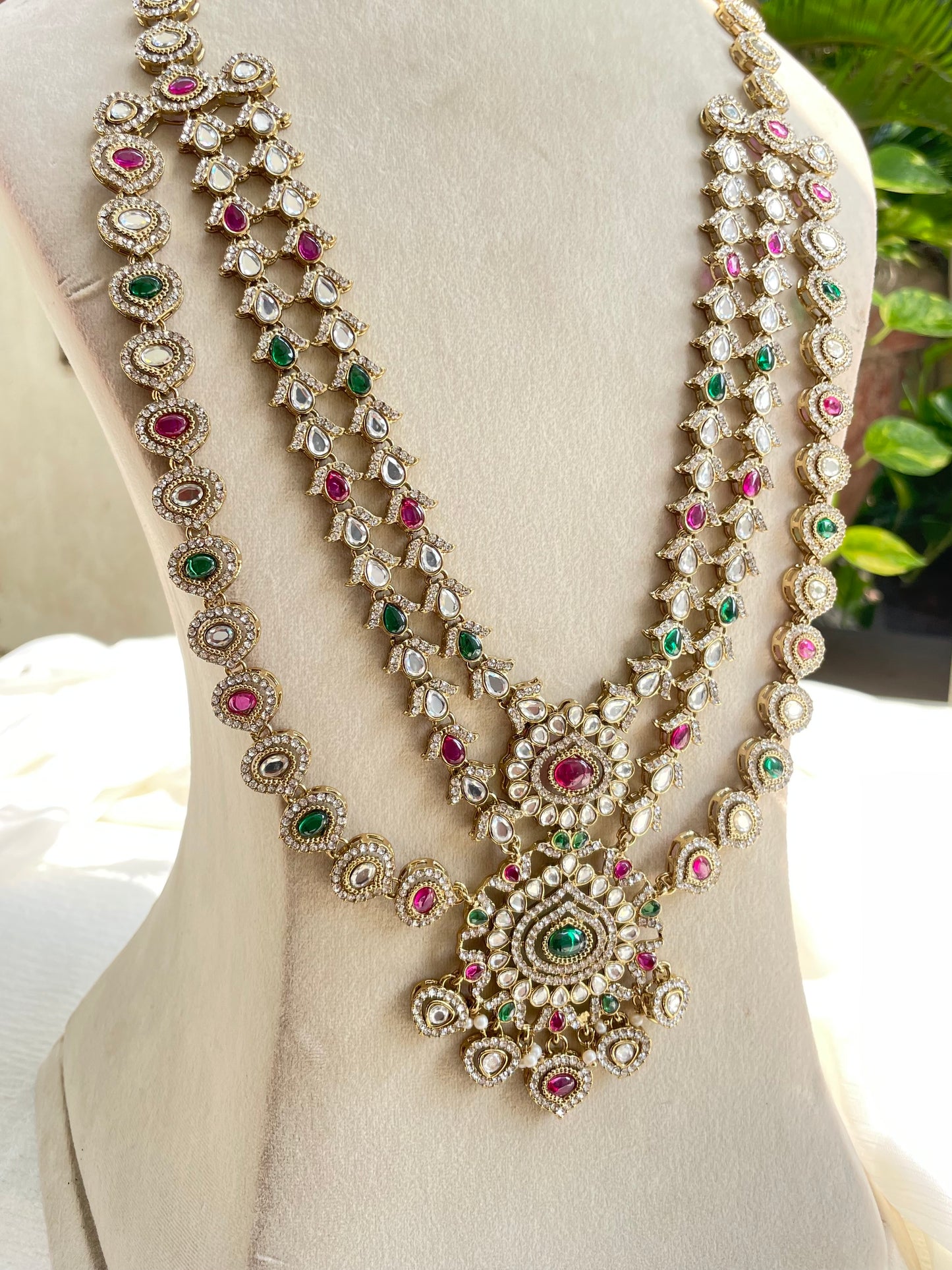 Multicolour Nisha Complete Bridal Jewellery Set